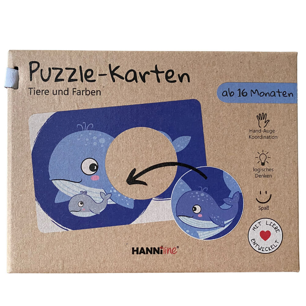 Puzzle - Karten (ab 16 Monate) HANNIline - malmichbuntbest.com