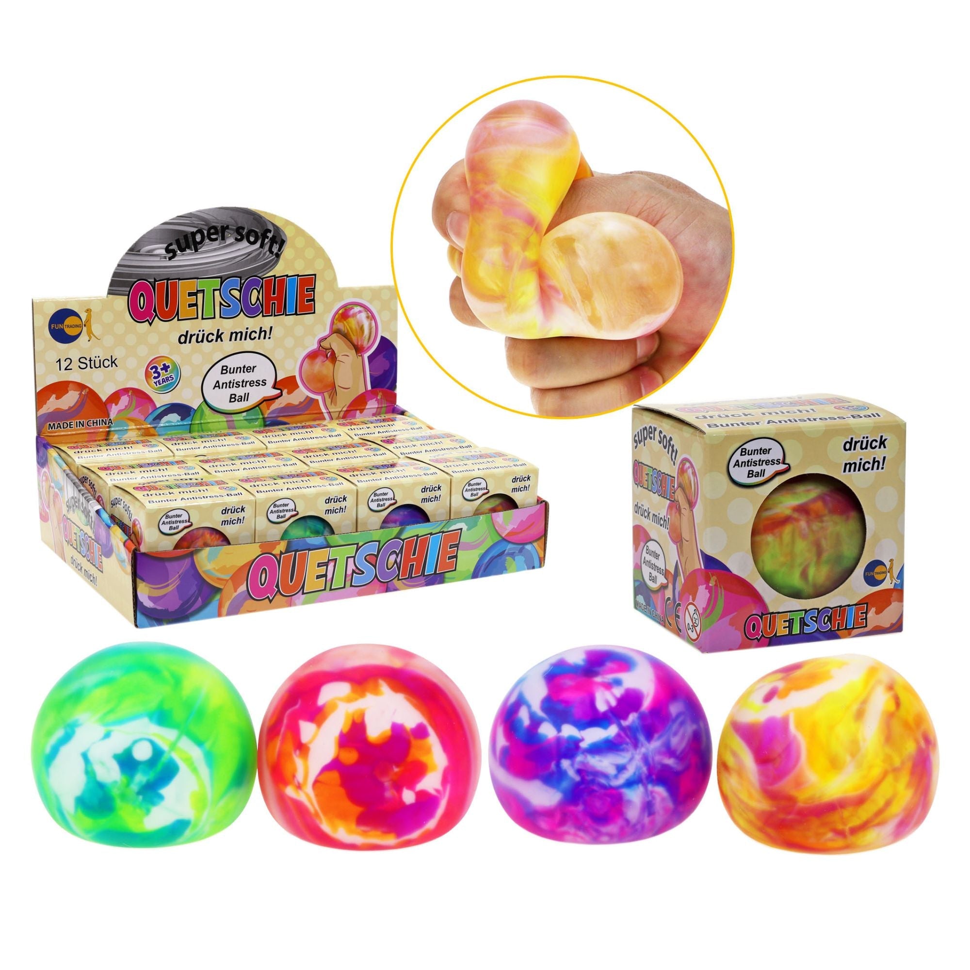 Quetschie Ball - Antistressball super soft Funtrading - malmichbuntbest.com