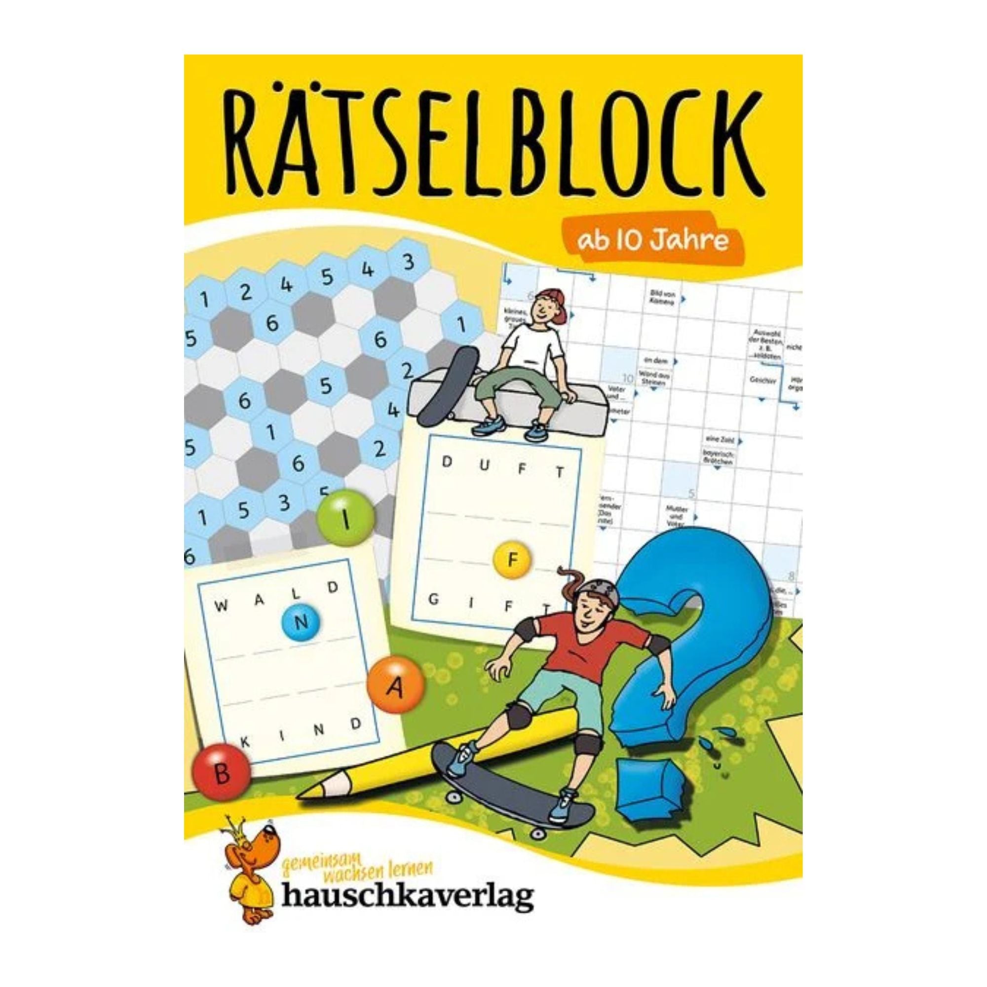 Rätselblock ab 10 Jahre, Band 1 - Nr. 635 Hauschka Verlag - malmichbuntbest.com