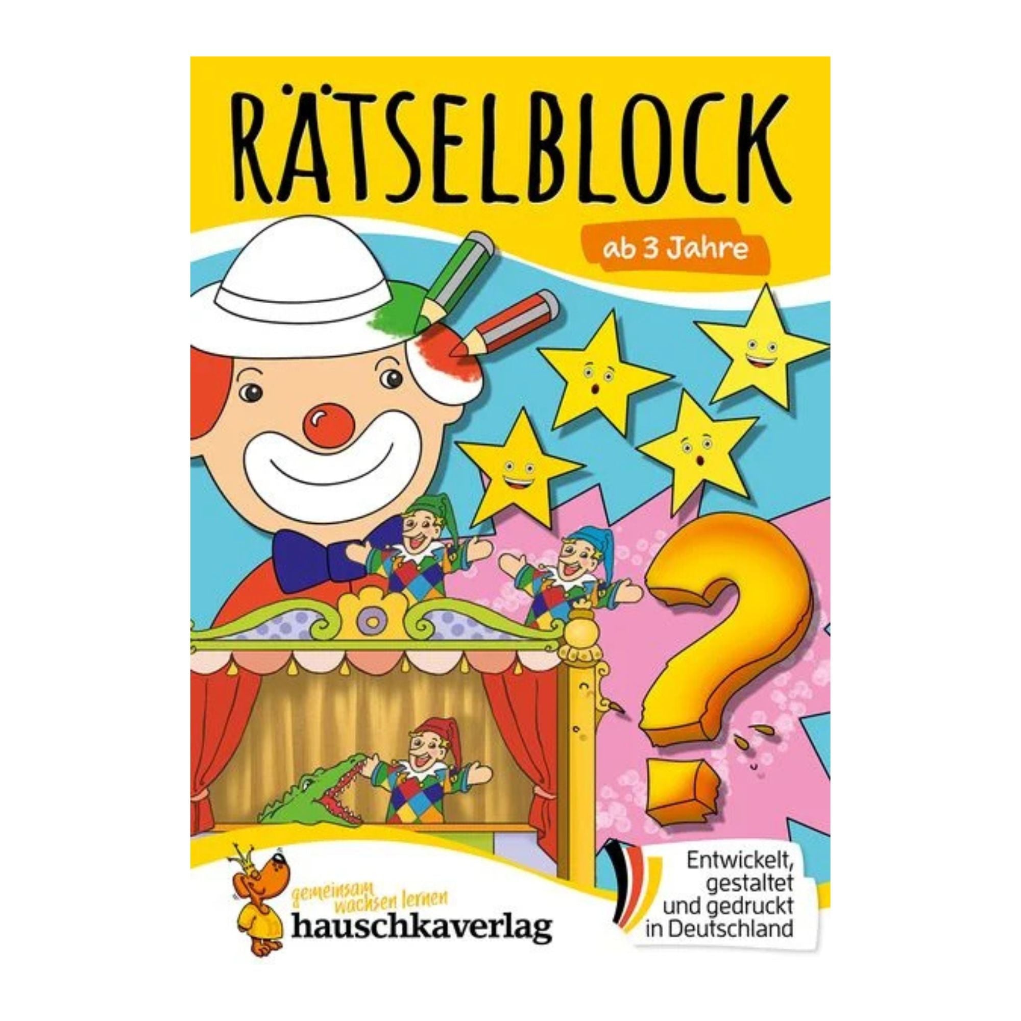 Rätselblock ab 3 Jahre, Band 1 - Nr. 644 Hauschka Verlag - malmichbuntbest.com