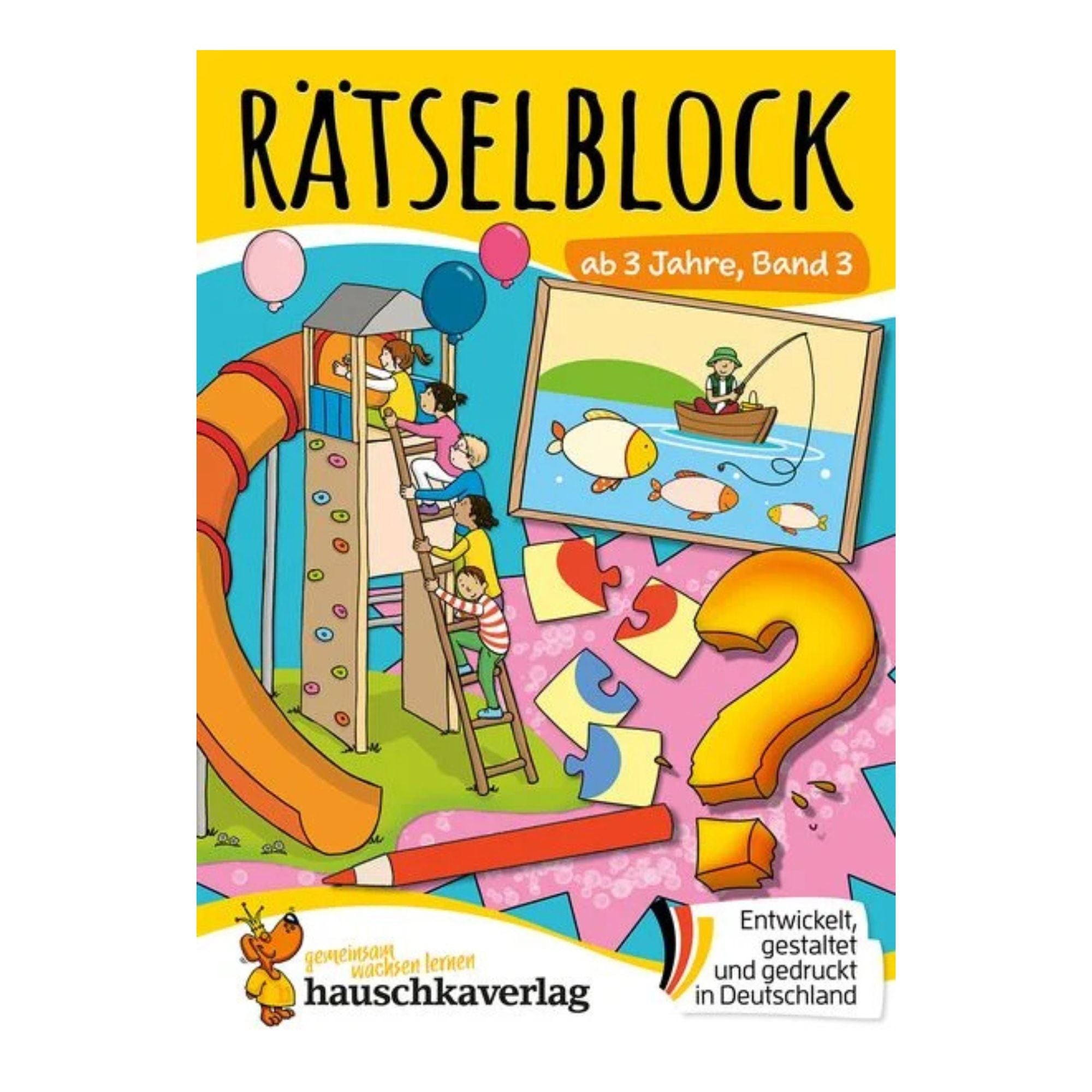 Rätselblock ab 3 Jahre, Band 3 - Nr. 654 Hauschka Verlag - malmichbuntbest.com
