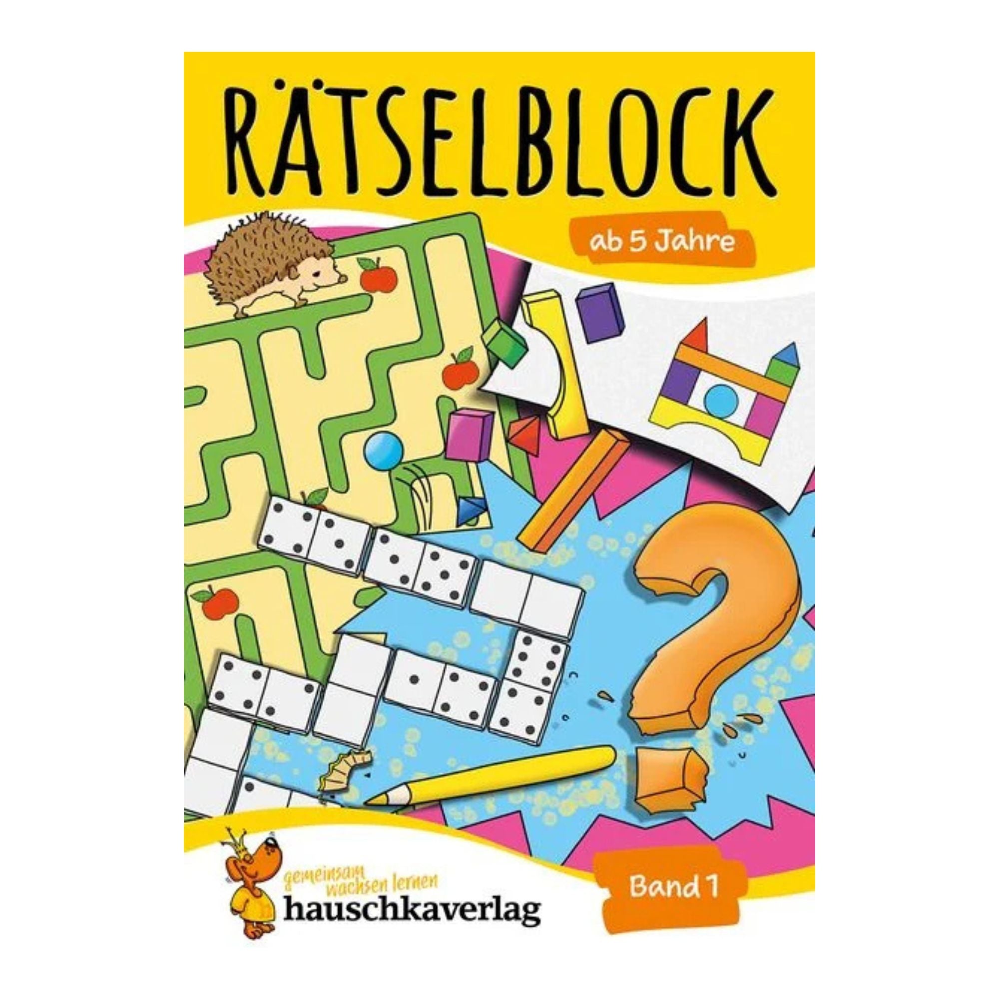 Rätselblock ab 5 Jahre, Band 1 - Nr. 630 Hauschka Verlag - malmichbuntbest.com