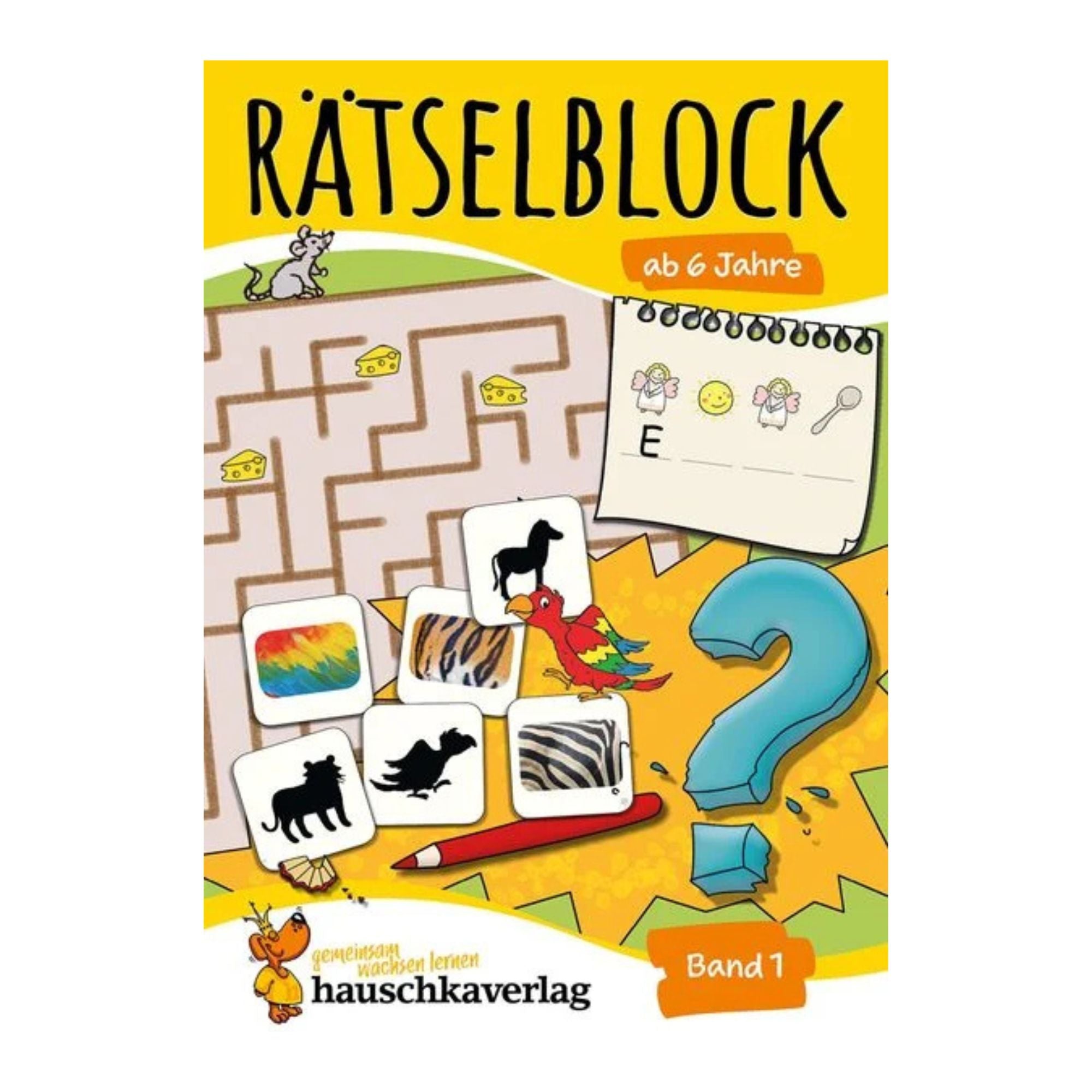 Rätselblock ab 6 Jahre, Band 1 - Nr. 631 Hauschka Verlag - malmichbuntbest.com