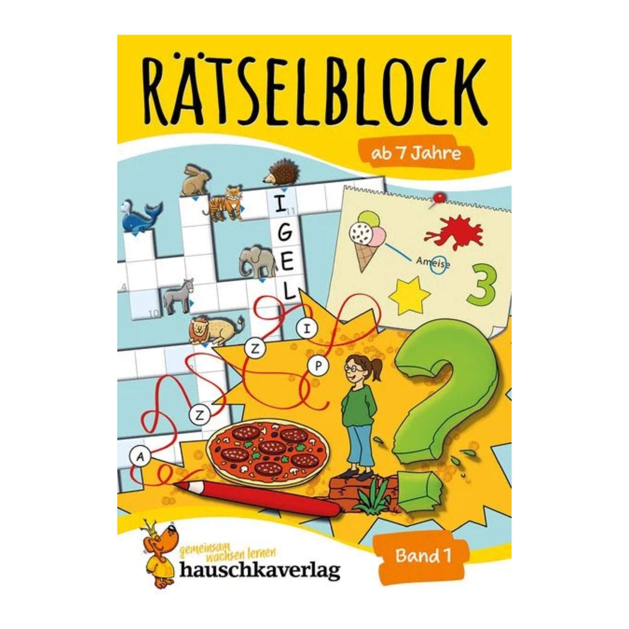Rätselblock ab 7 Jahre, Band 1 - Nr. 632 Hauschka Verlag - malmichbuntbest.com