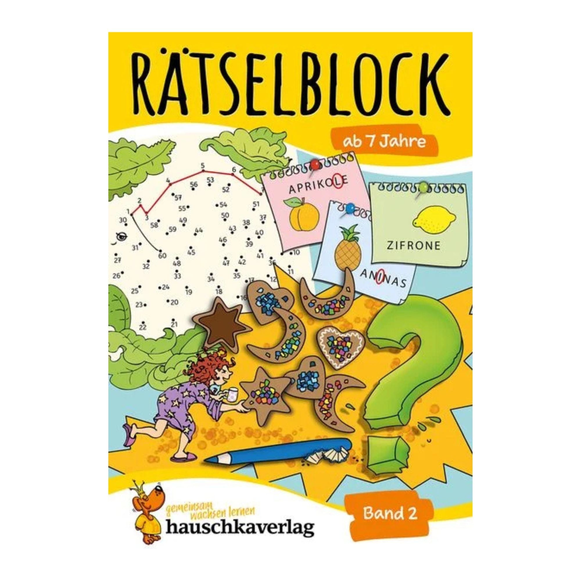Rätselblock ab 7 Jahre, Band 2 - Nr. 638 Hauschka Verlag - malmichbuntbest.com