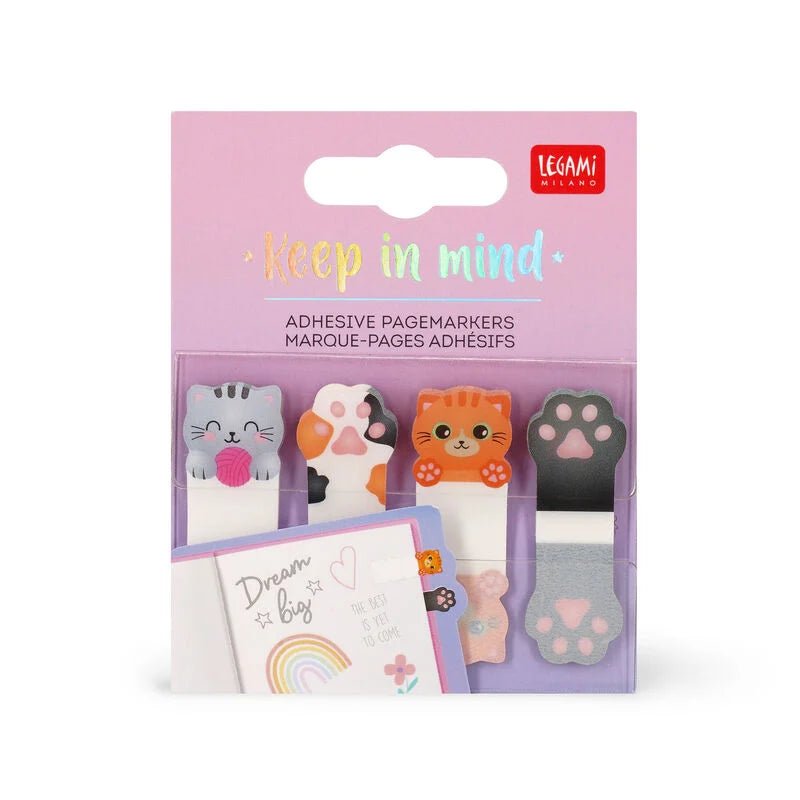 Selbstklebende Seitenmarkierungen Keep in Mind - Kitty Legami - malmichbuntbest.com