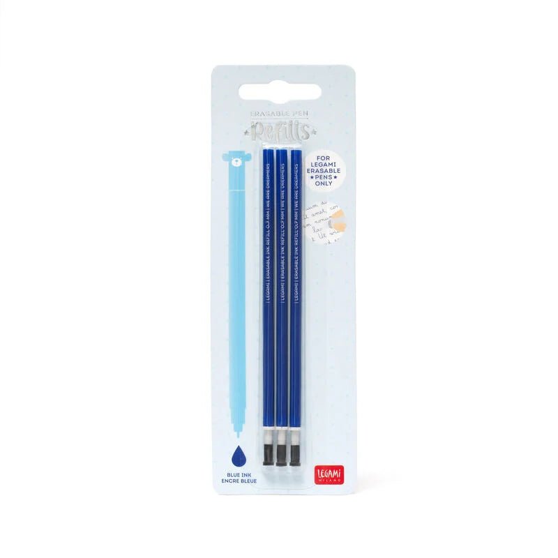 Set mit 3 Ersatzminen für Löschbarer Gelstift Legami - malmichbuntbest.com