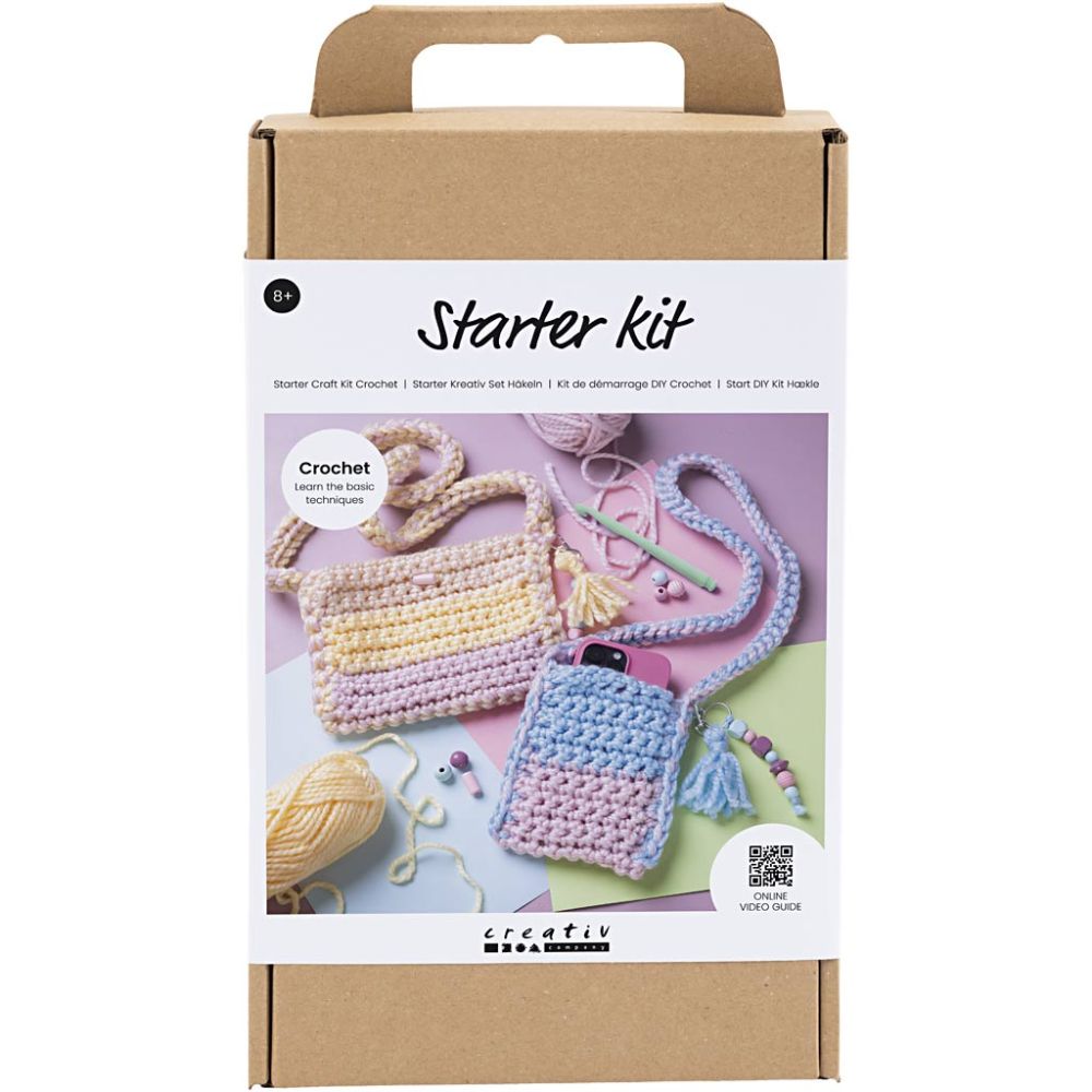 Starter Kreativ Set Häkeln – Stylische Taschen selber häkeln Creativ Company - malmichbuntbest.com