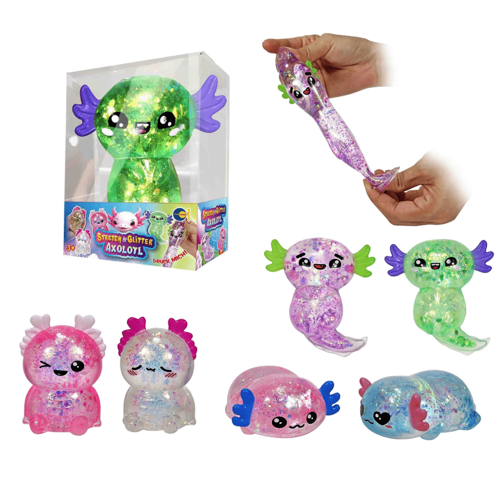 Strechty Glitzer Axolotl Funtrading - malmichbuntbest.com