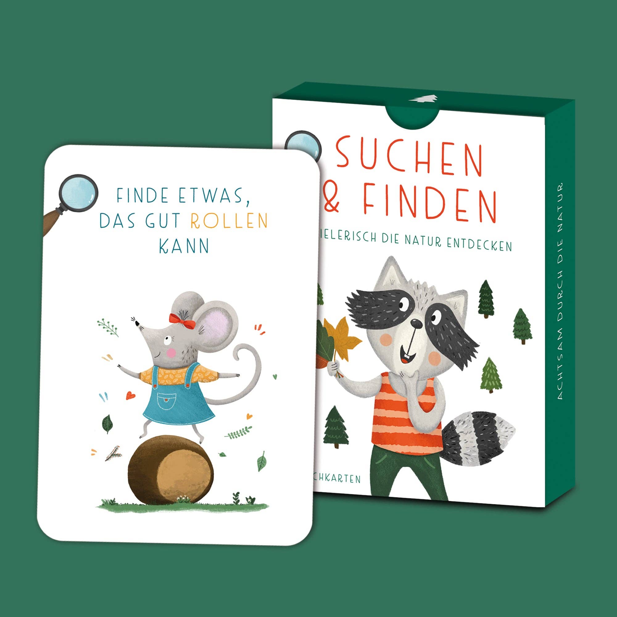 Suchen & Finden – Entdeckerkarten für Kinder Rüsselfuchs - malmichbuntbest.com