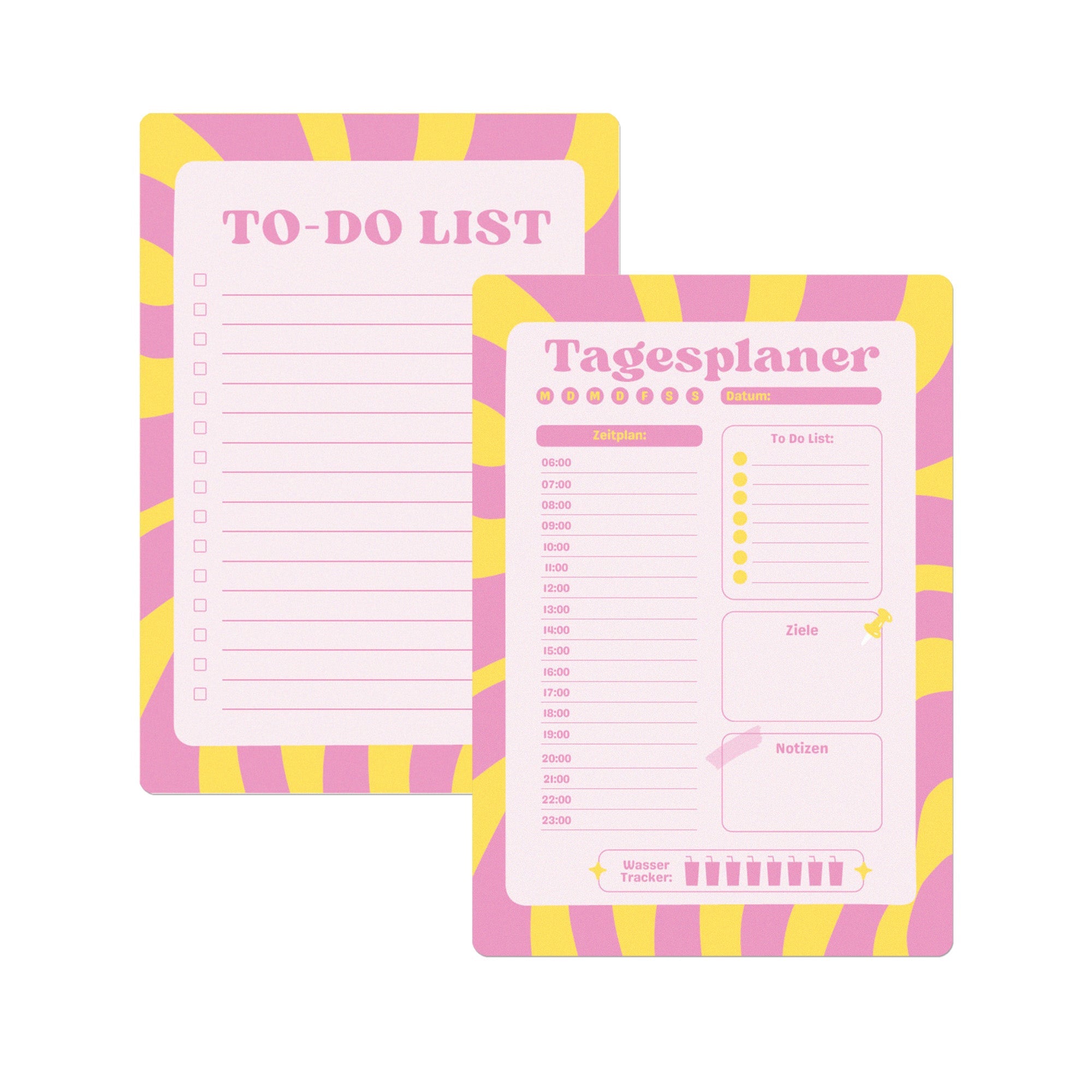 Tagesplaner & To - Do List - Pink Jeka - malmichbuntbest.com