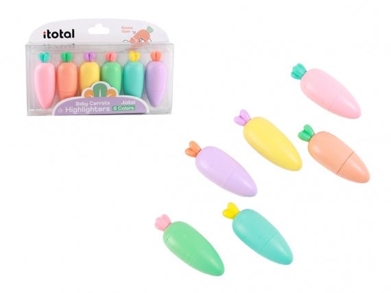 Textmarker Karottenform Pastell MACARON – Niedlicher Highlighter | i - Total i - Total - malmichbuntbest.com