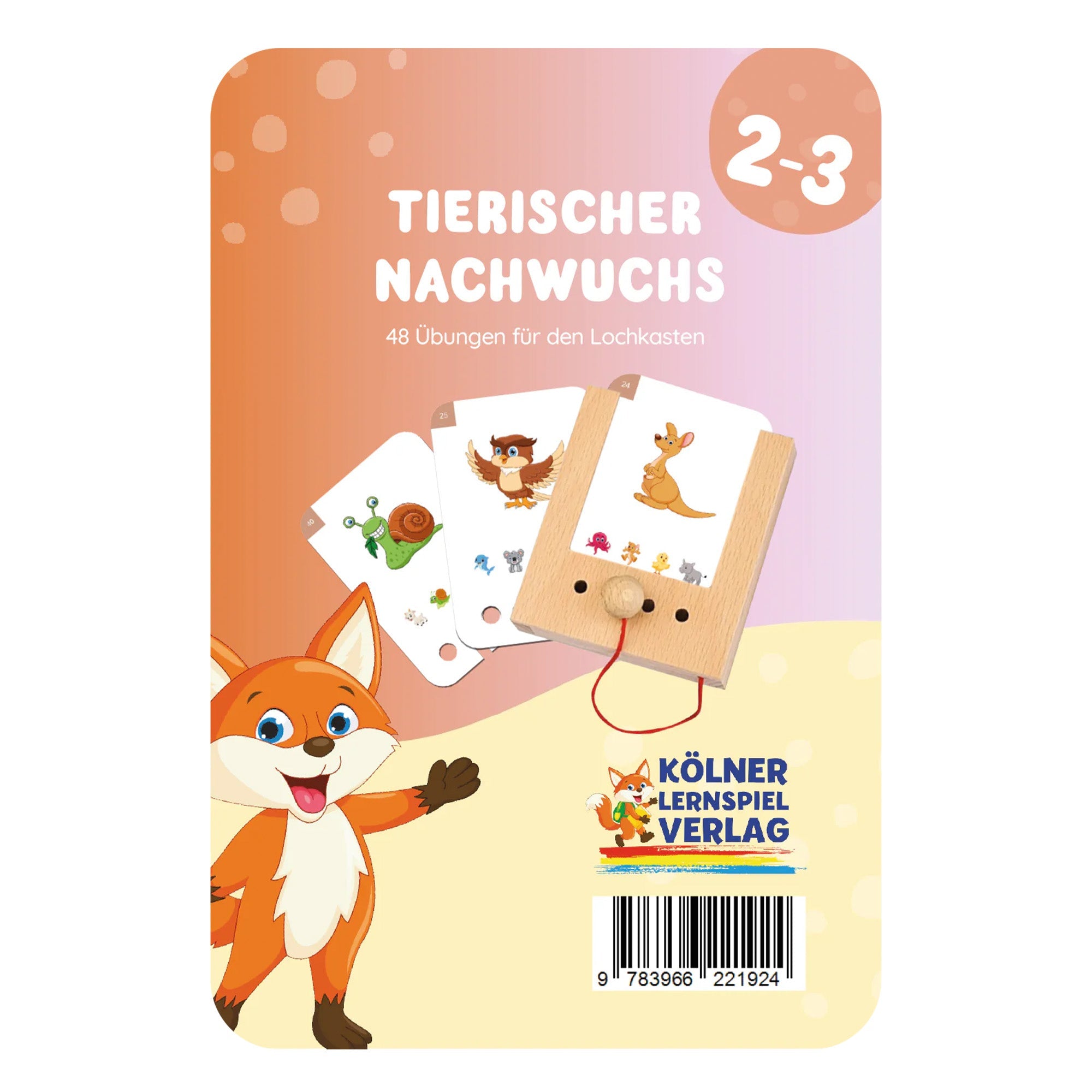 Tierischer Nachwuchs - Übungen für den Lochkasten Lernspielverlag - malmichbuntbest.com