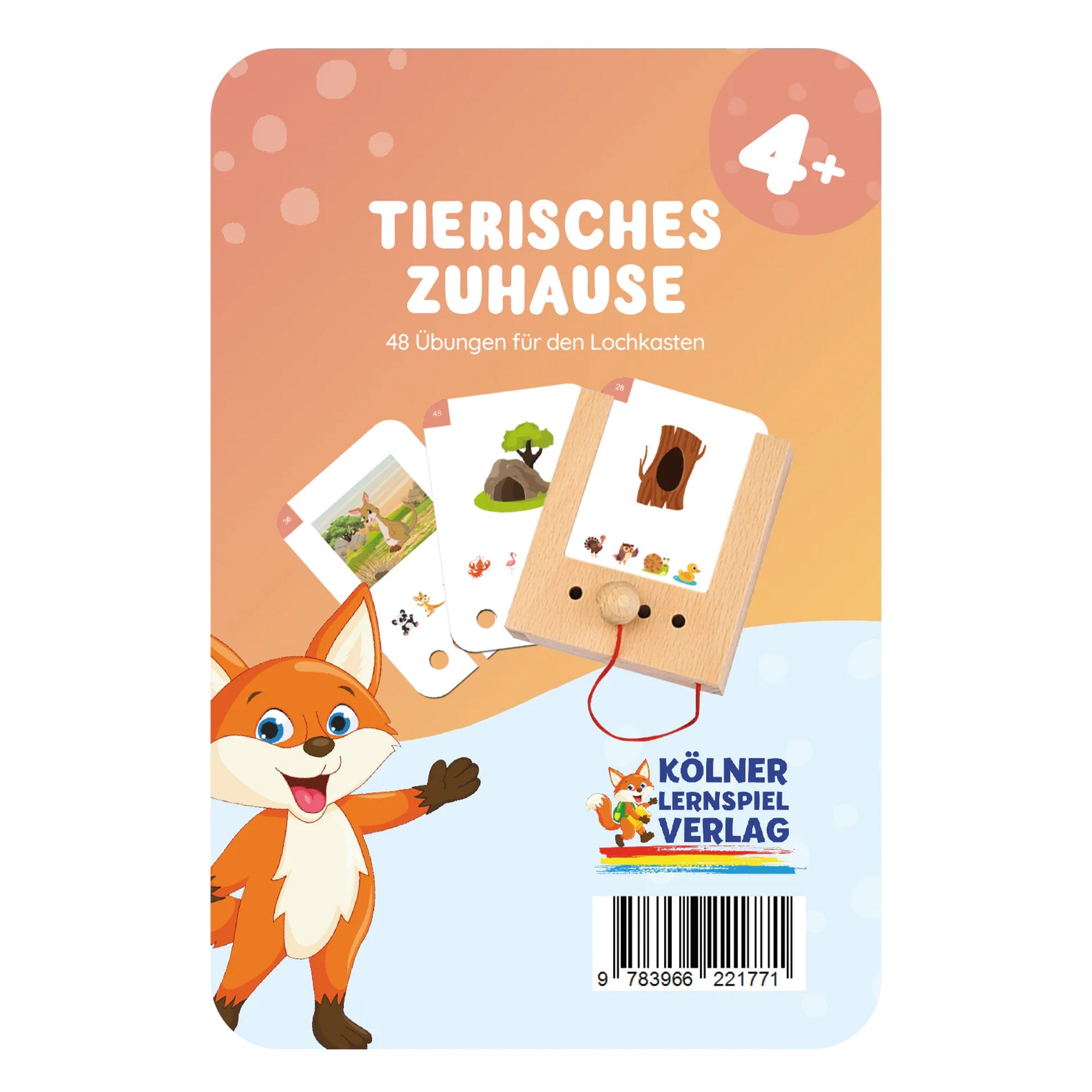Tierisches Zuhause - Übungen für den Lochkasten Lernspielverlag - malmichbuntbest.com