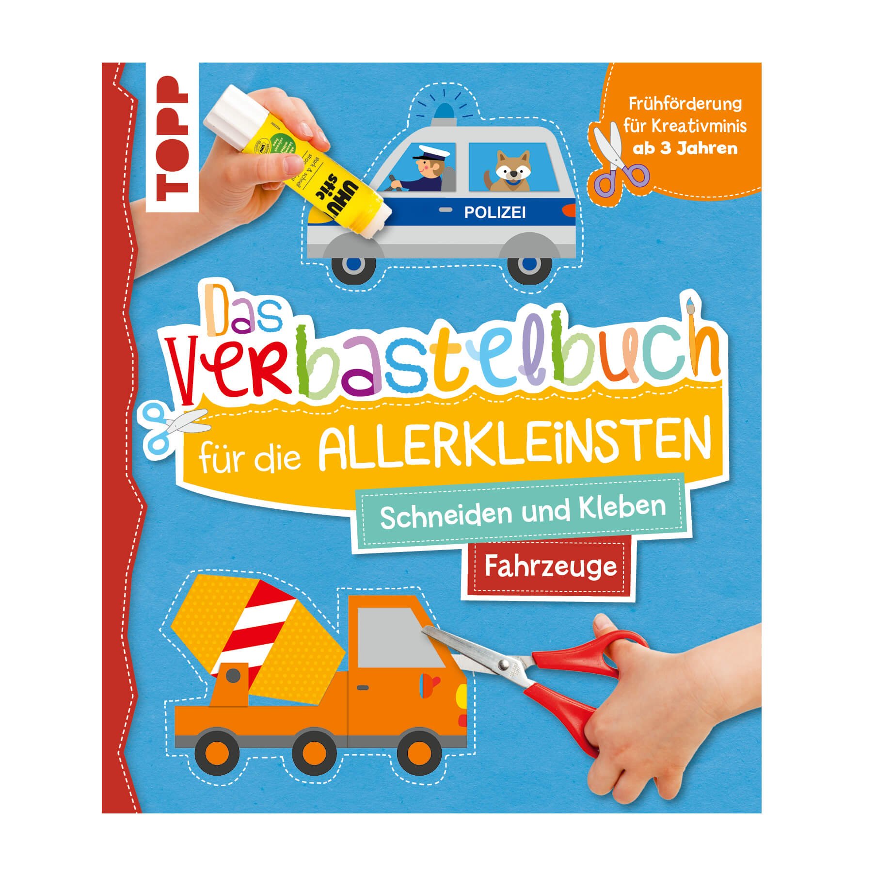 Verbastelbuch für die Allerkleinsten: Fahrzeuge TOPP Verlag - malmichbuntbest.com