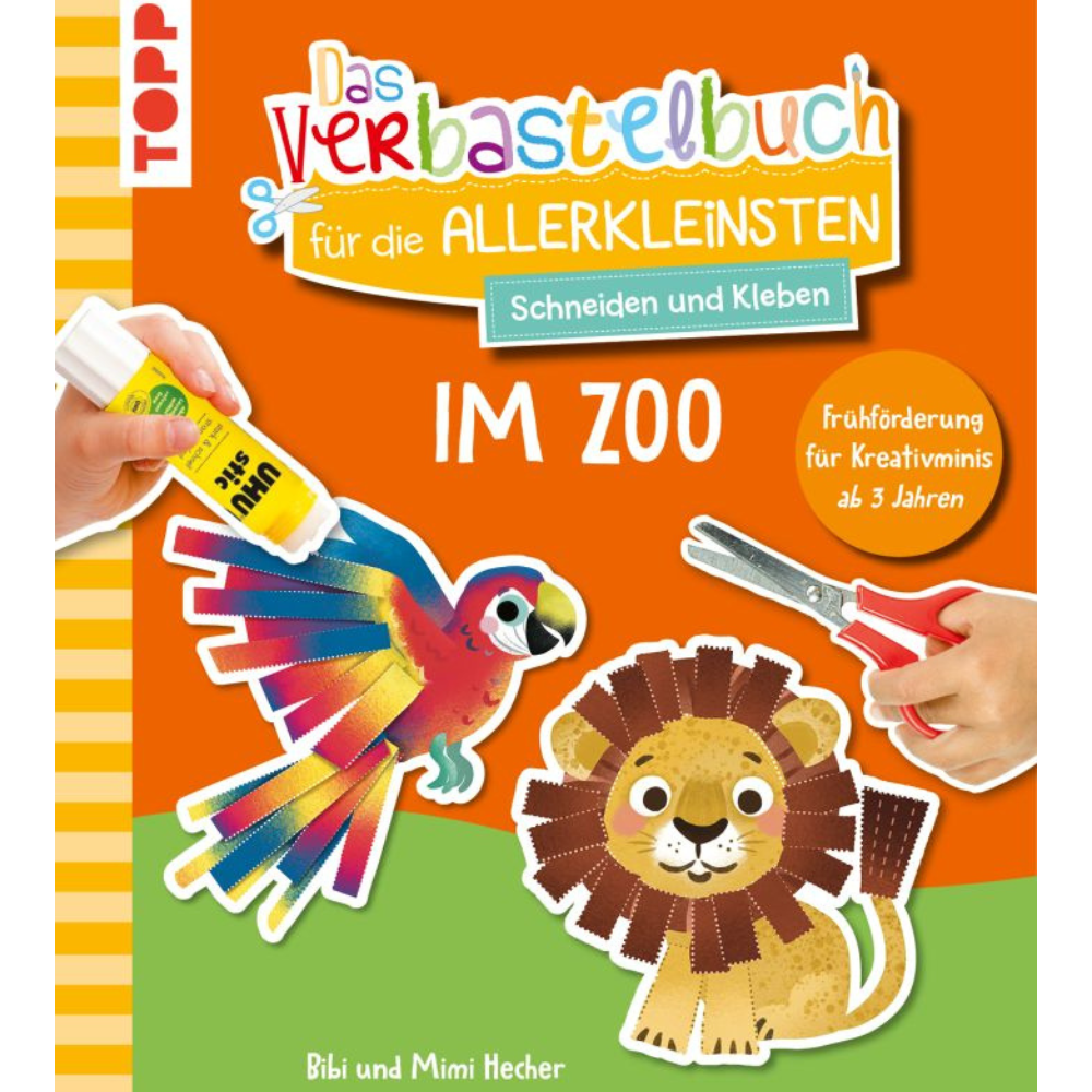 Verbastelbuch für die Allerkleinsten: im Zoo TOPP Verlag - malmichbuntbest.com