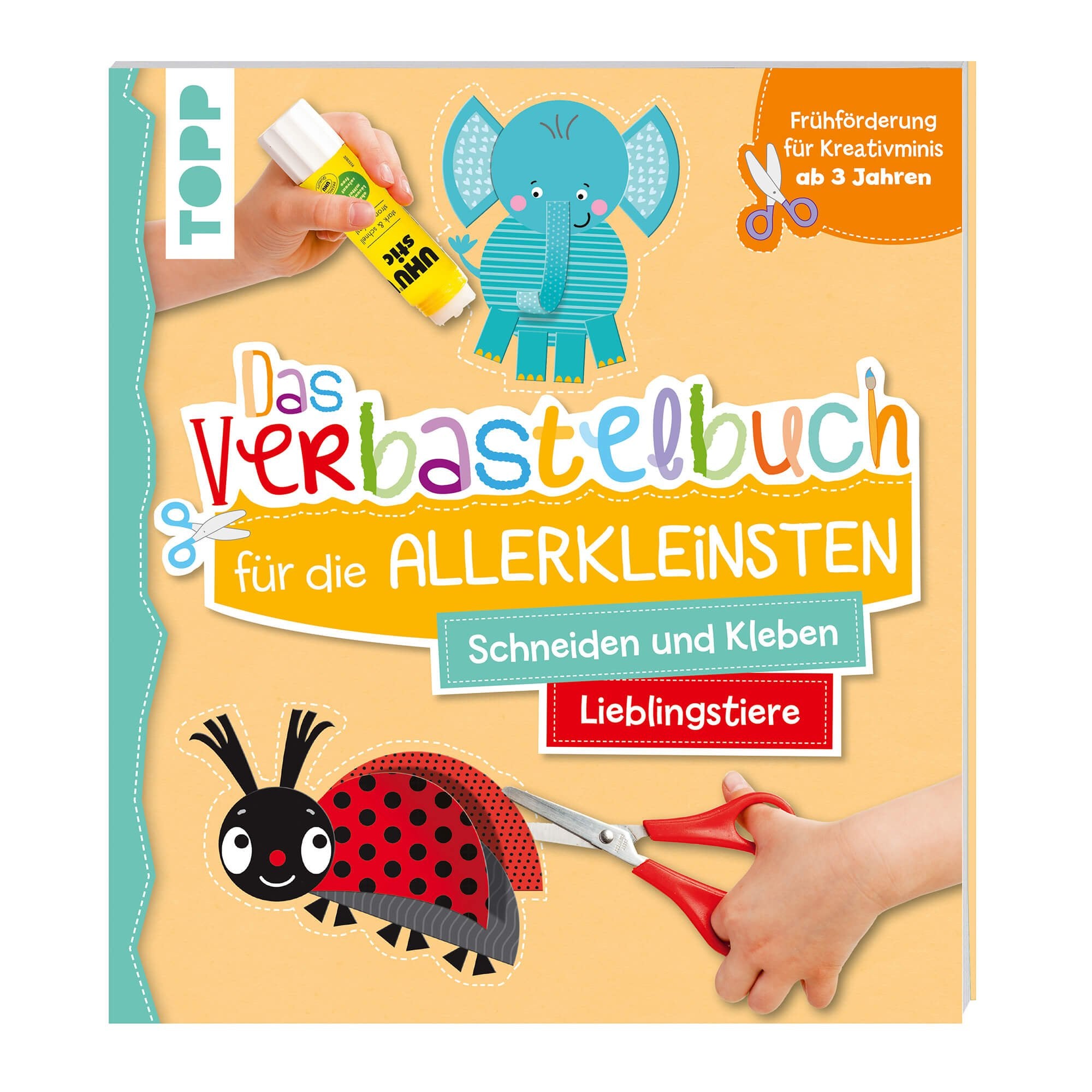 Verbastelbuch für die Allerkleinsten: Lieblingstiere TOPP Verlag - malmichbuntbest.com