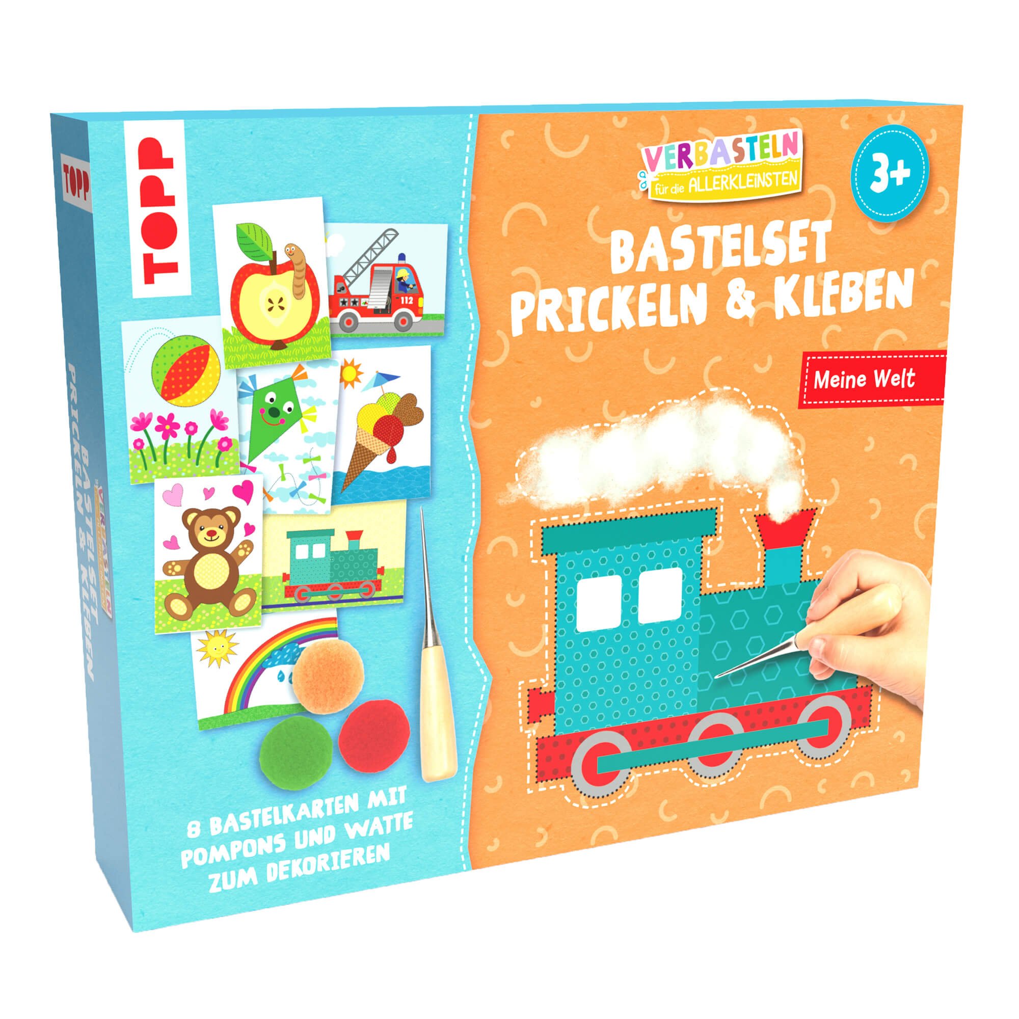 Verbasteln für die Allerkleinsten: Prickeln & Kleben - Meine Welt TOPP Verlag - malmichbuntbest.com