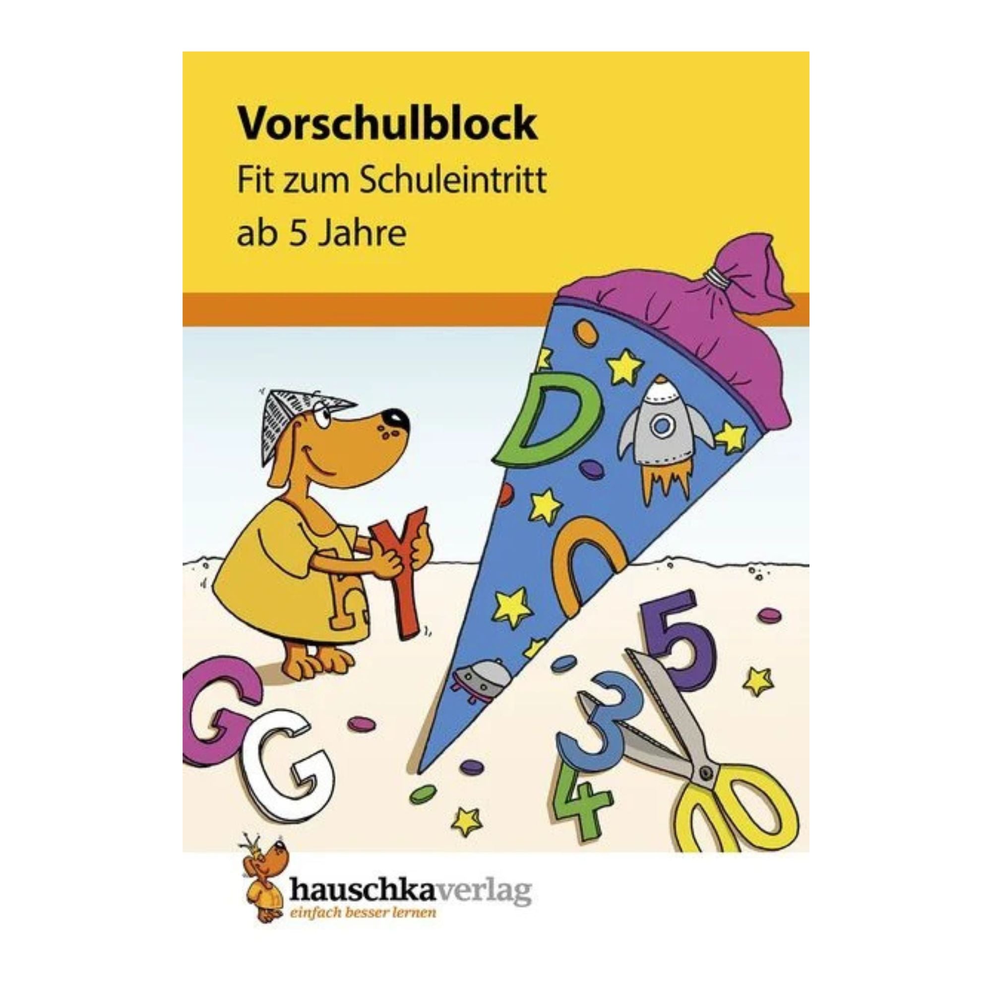 Vorschulblock – Fit zum Schuleintritt ab 5 Jahre - Nr. 625 Hauschka Verlag - malmichbuntbest.com