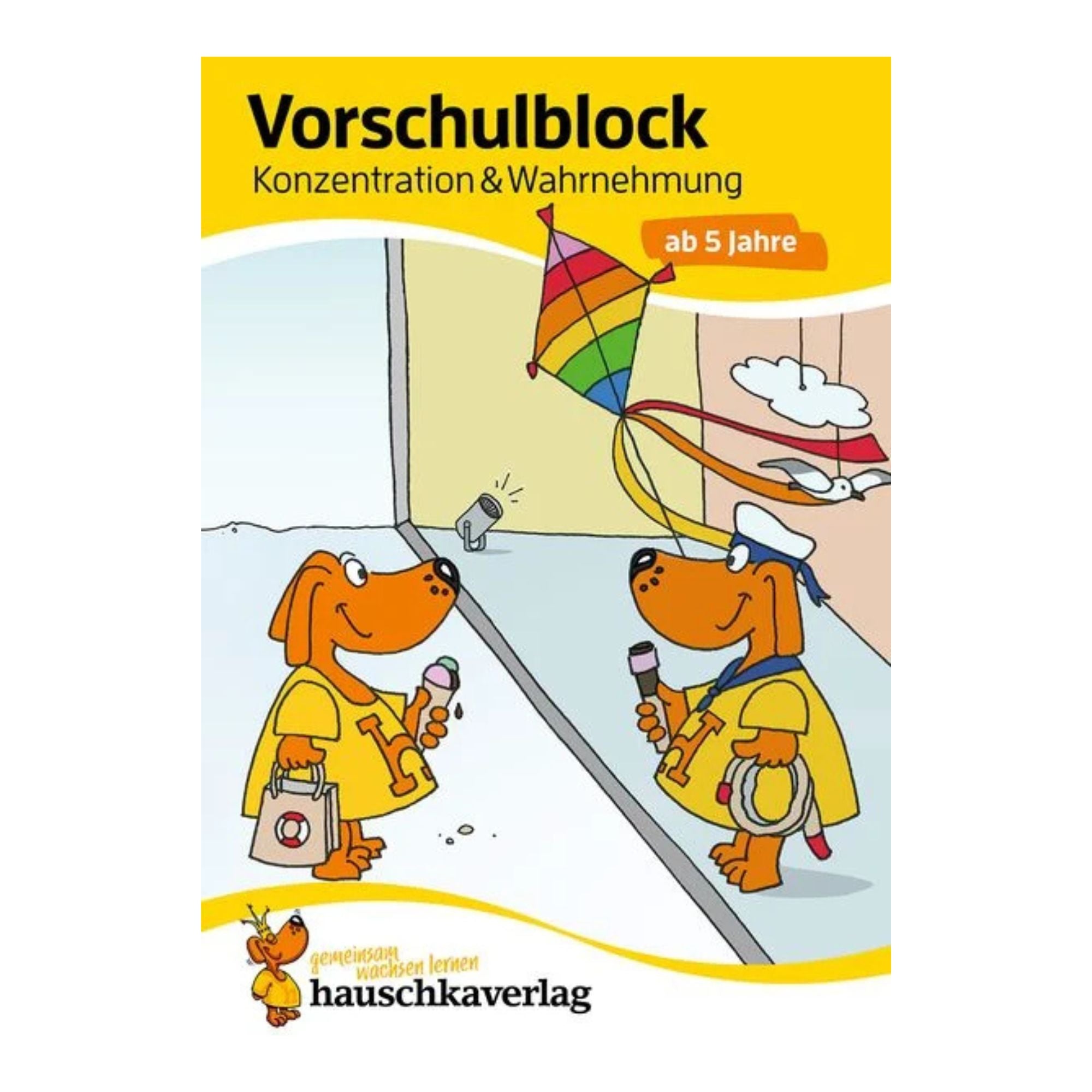 Vorschulblock – Konzentration und Wahrnehmung ab 5 Jahre - Nr. 623 Hauschka Verlag - malmichbuntbest.com
