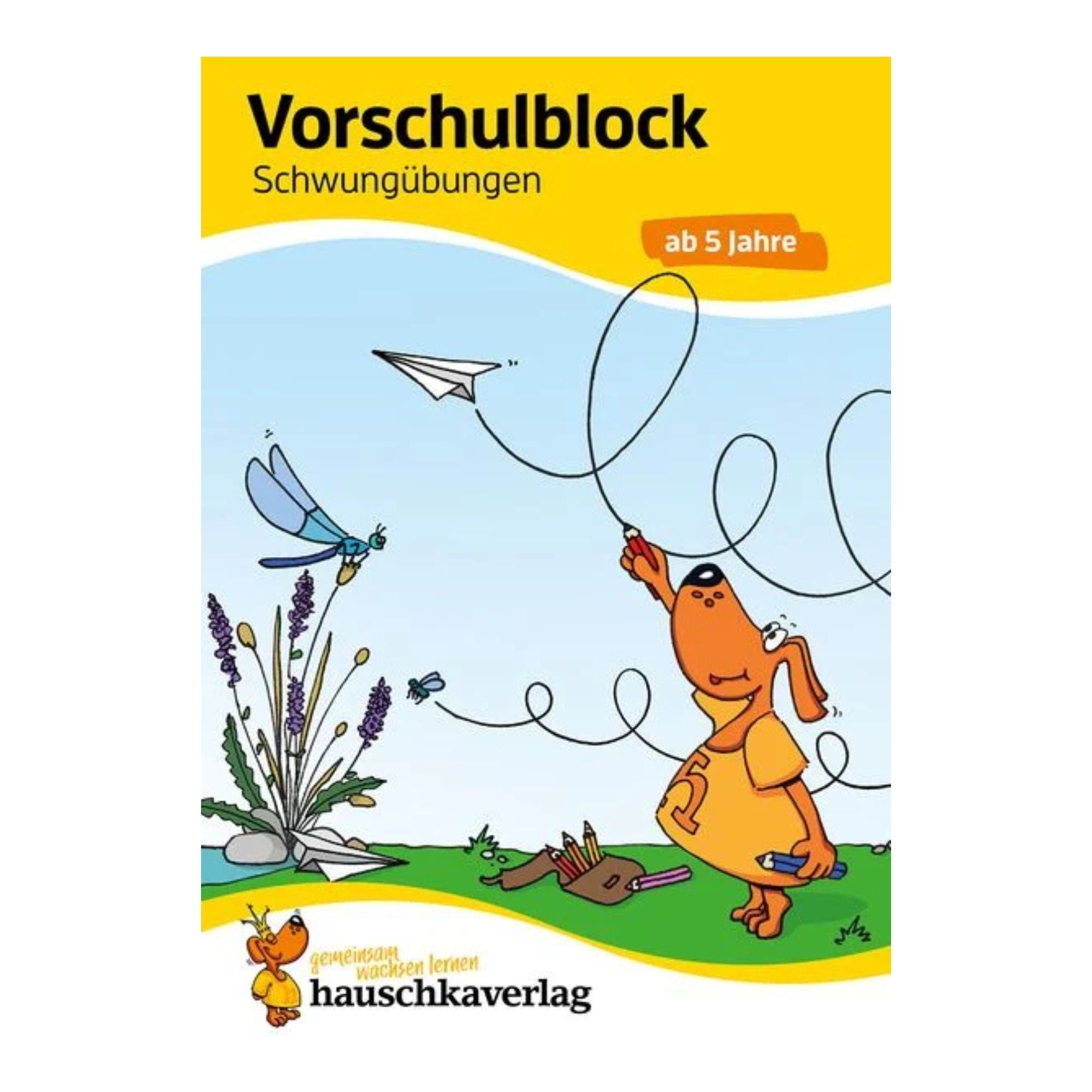Vorschulblock – Schwungübungen ab 5 Jahre - Nr. 626 Hauschka Verlag - malmichbuntbest.com