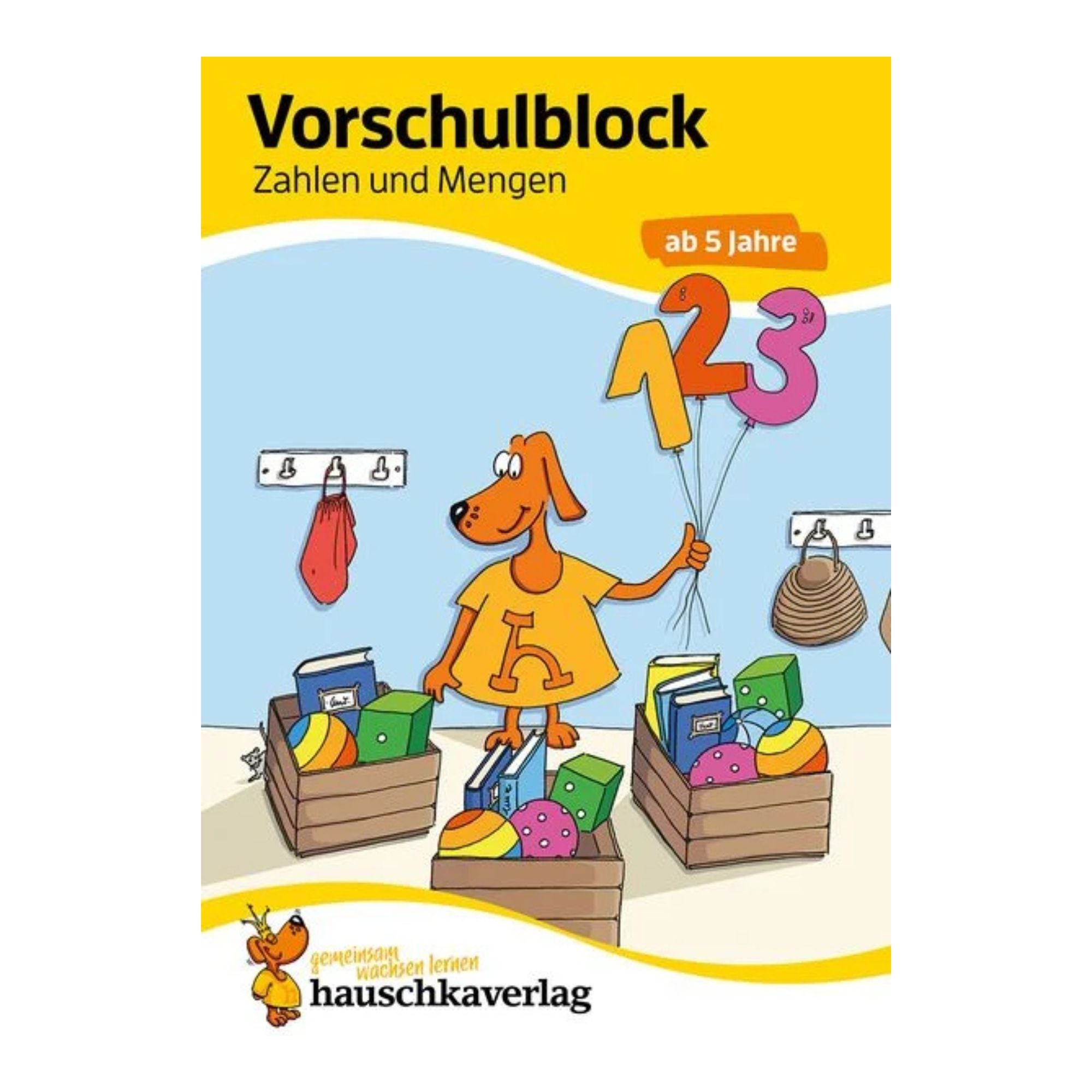 Vorschulblock – Zahlen und Mengen ab 5 Jahre - Nr. 627 Hauschka Verlag - malmichbuntbest.com