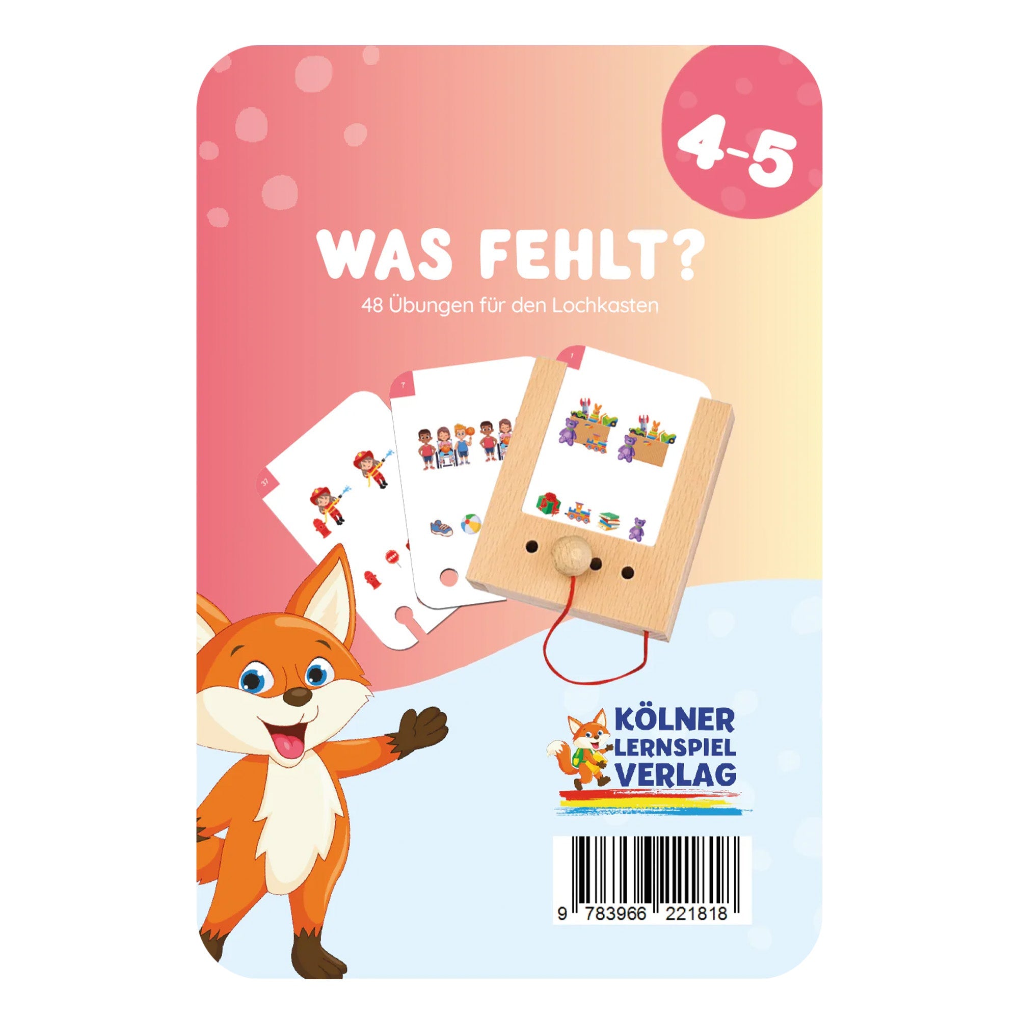Was fehlt? Unterschiede erkennen 4 - 5 Jahre - Übungen für den Lochkasten Lernspielverlag - malmichbuntbest.com