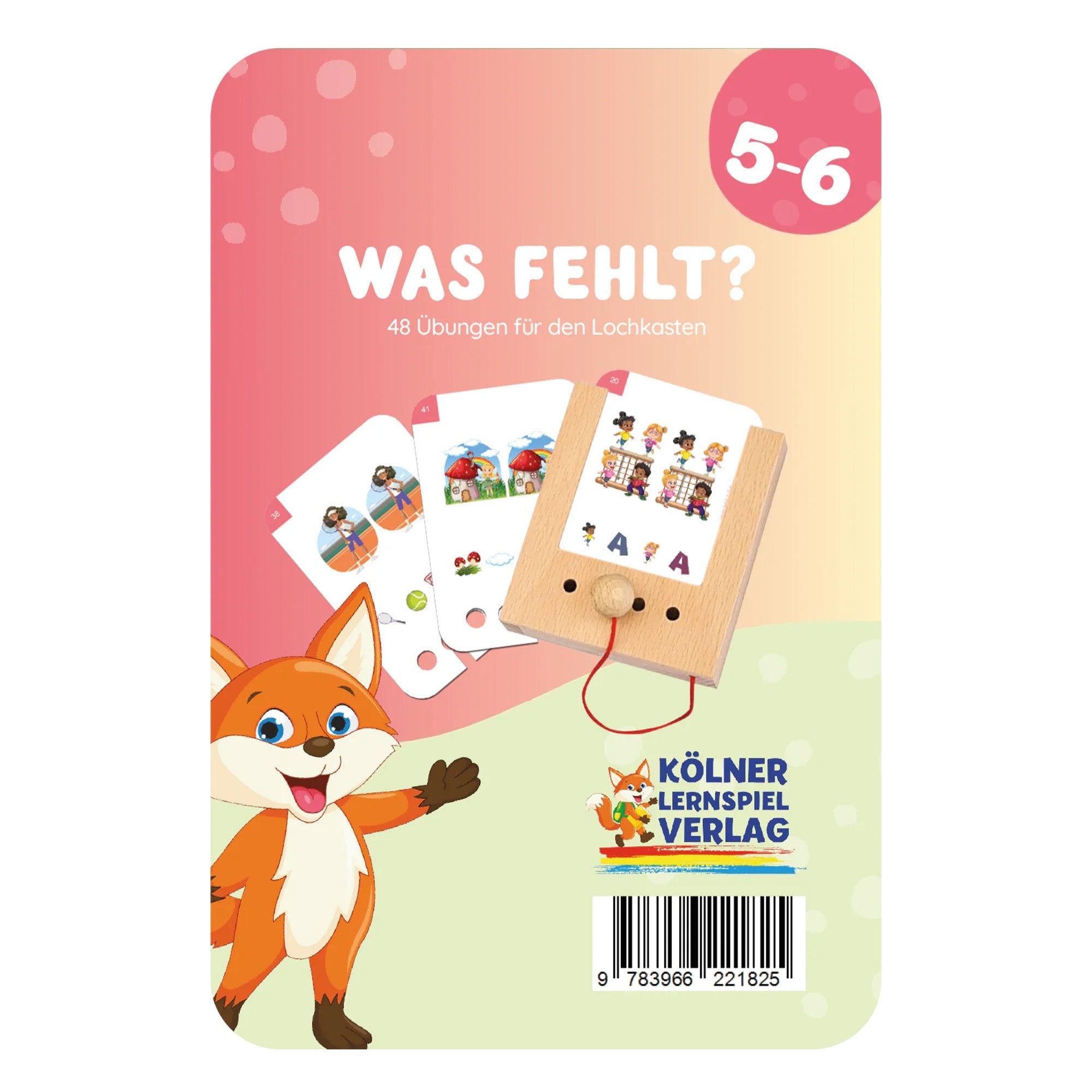 Was fehlt? Unterschiede erkennen 5 - 6 Jahre - Übungen für den Lochkasten Lernspielverlag - malmichbuntbest.com