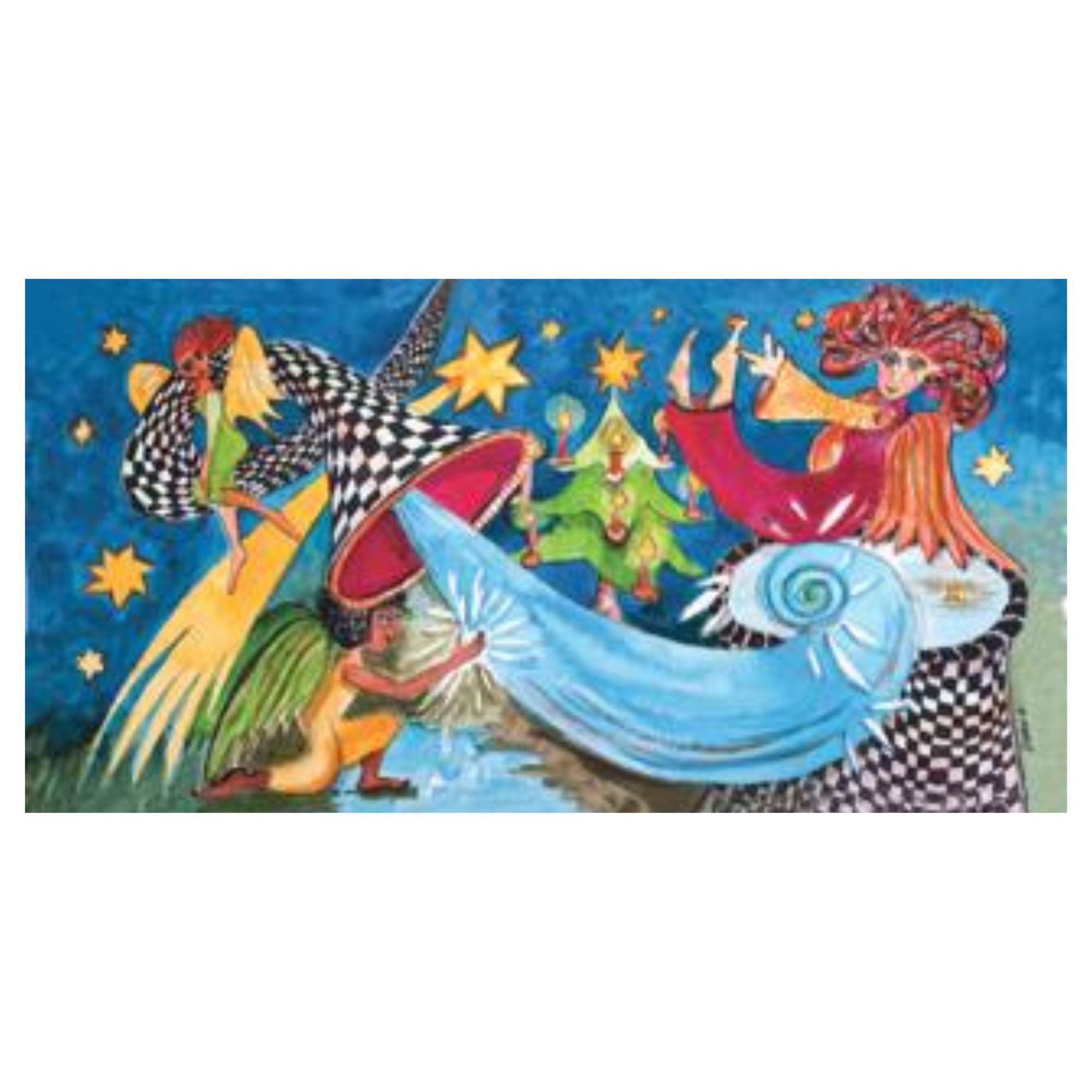 Weihnachtskarte "Posaune" Arche noVa - malmichbuntbest.com