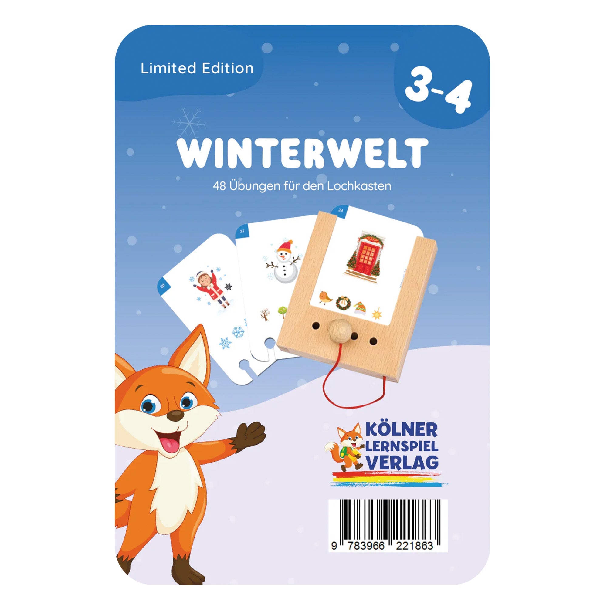 Winterwelt - Übungen für den Lochkasten Lernspielverlag - malmichbuntbest.com