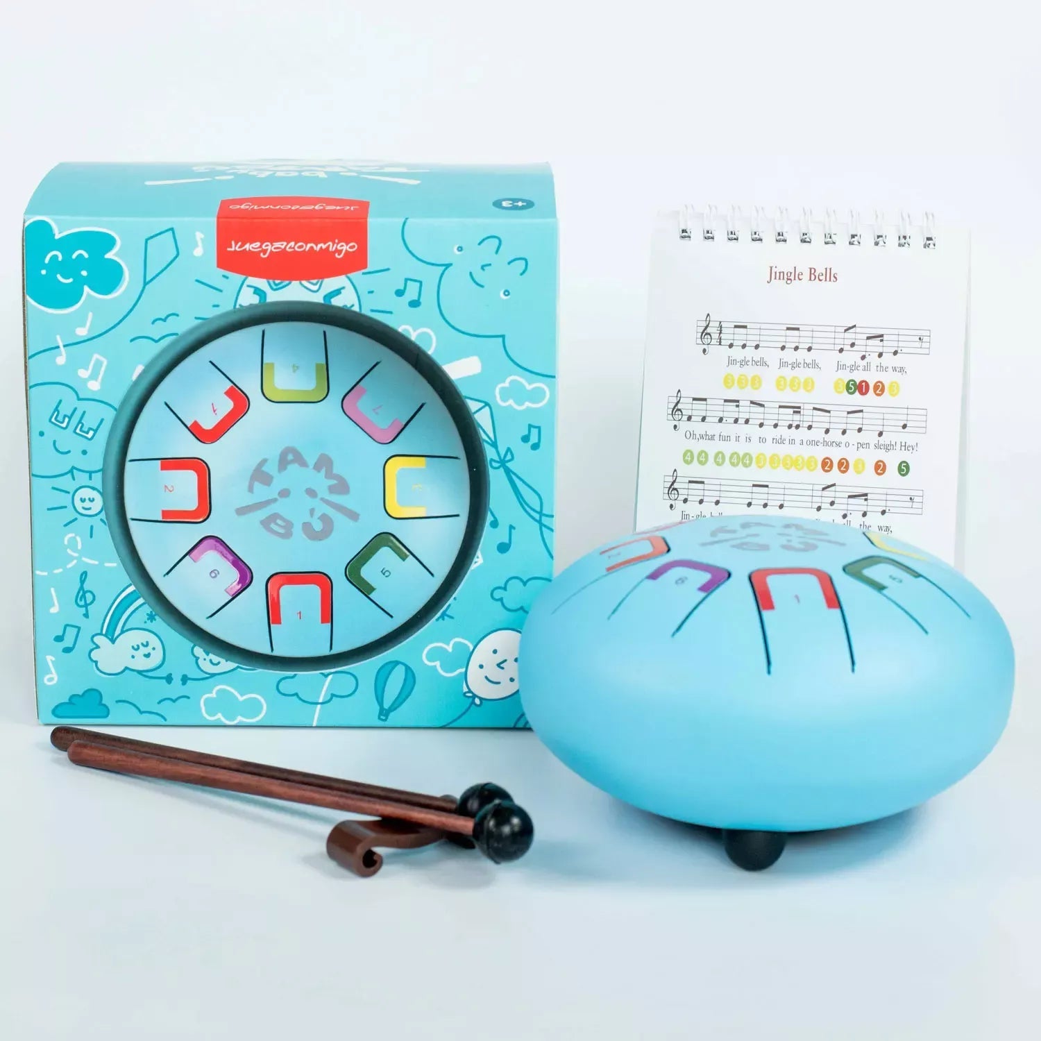 Zungentrommel Baby Tambu Sky Kite (Hellblau) JuegaConmigo - malmichbuntbest.com