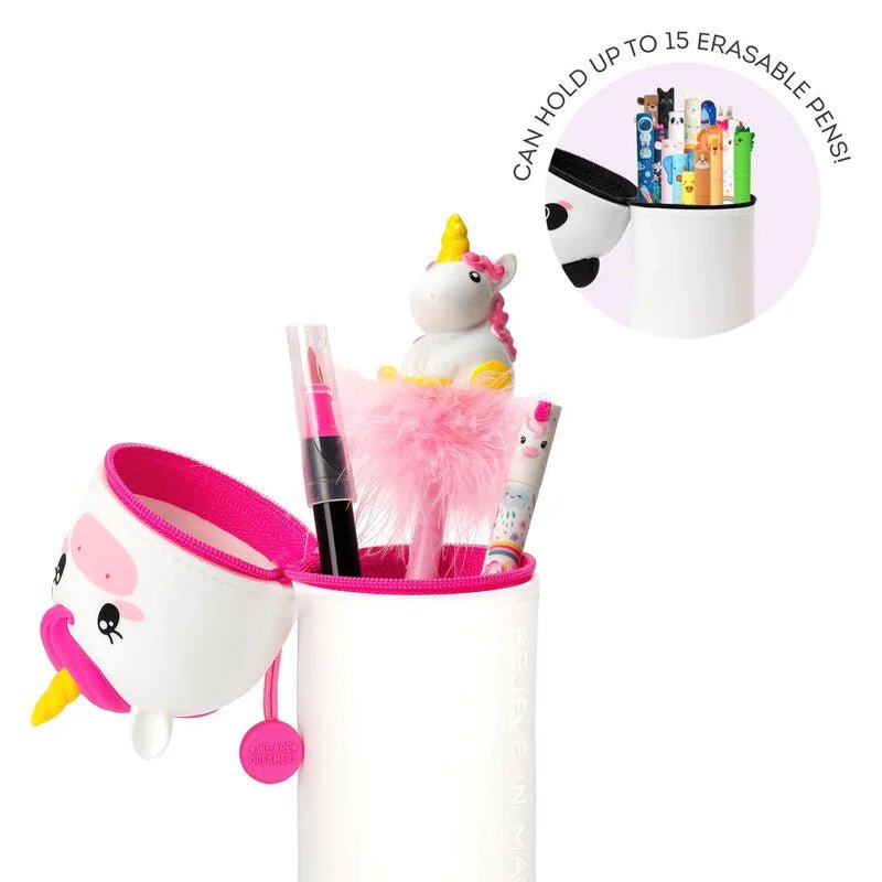 2 - in - 1 - Federmäppchen aus Silikon - Einhorn Legami - malmichbuntbest.com