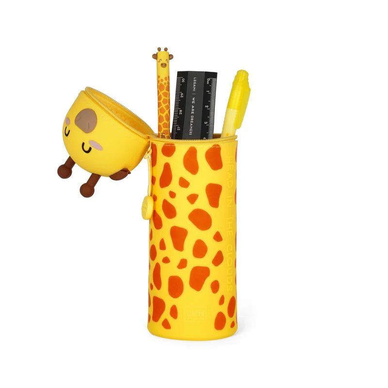 2 - in - 1 - Federmäppchen aus Silikon - Giraffe Legami - malmichbuntbest.com