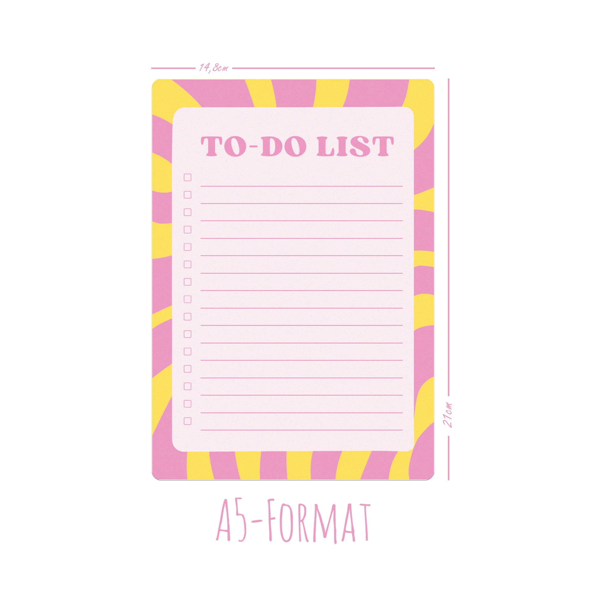2 Notizblöcke To - Do List - Pink Jeka - malmichbuntbest.com