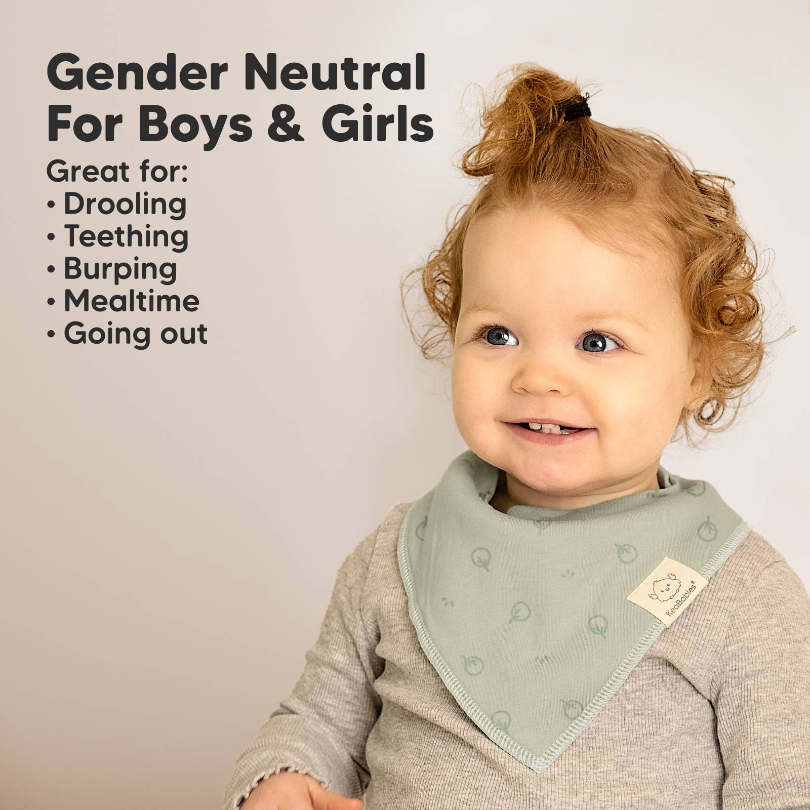 8er-Set Baby-Bandana-Lätzchen für Jungen und Mädchen: Nordisch