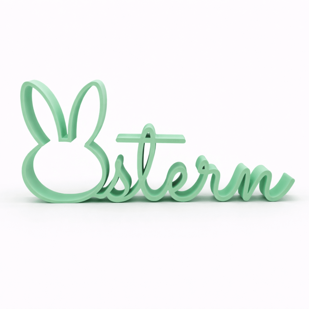 3D - Drucker Schriftzug „Ostern“ – mint Jeka - malmichbuntbest.com