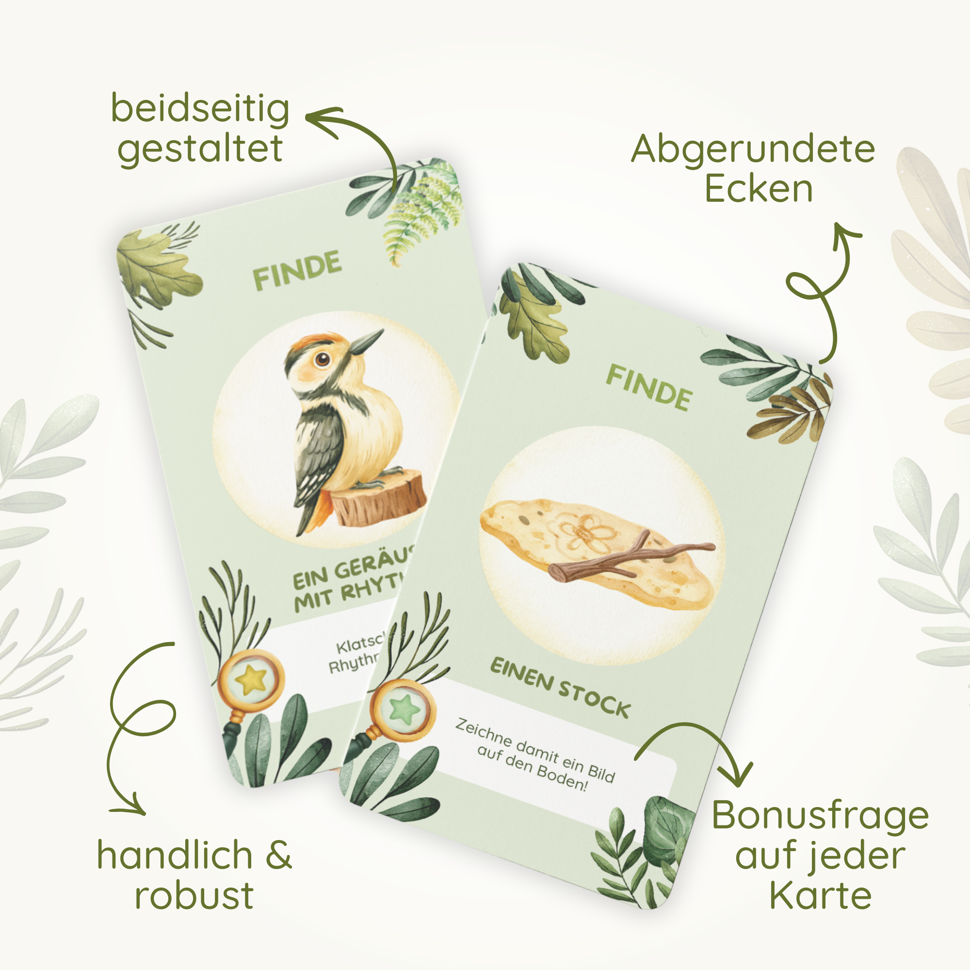 WO IST ES? – Entdeckerkarten für Kinder | Outdoor-Suchspiel mit 68 Aufgaben