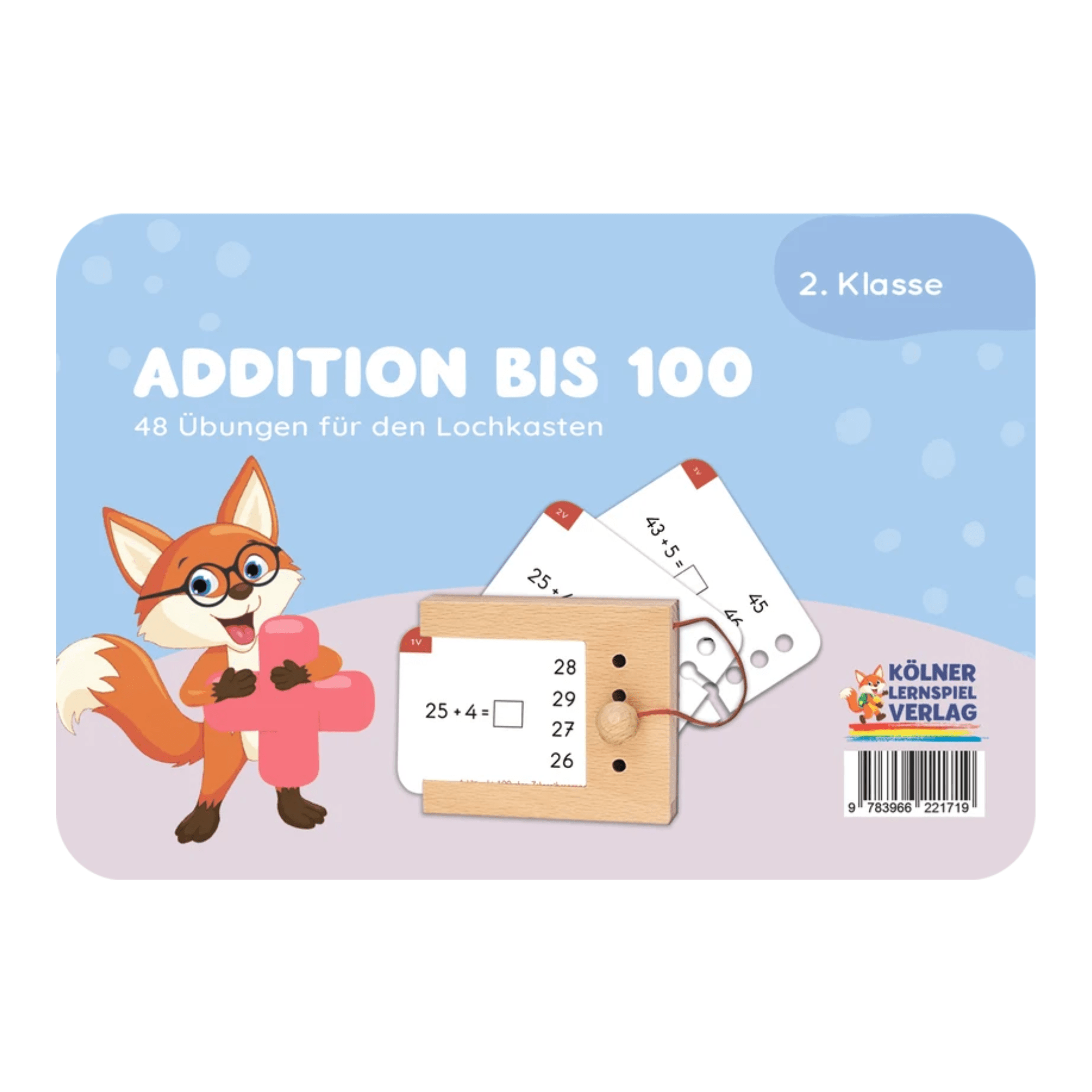 Addition bis 100 - Übungen für den Lochkasten Lernspielverlag - malmichbuntbest.com