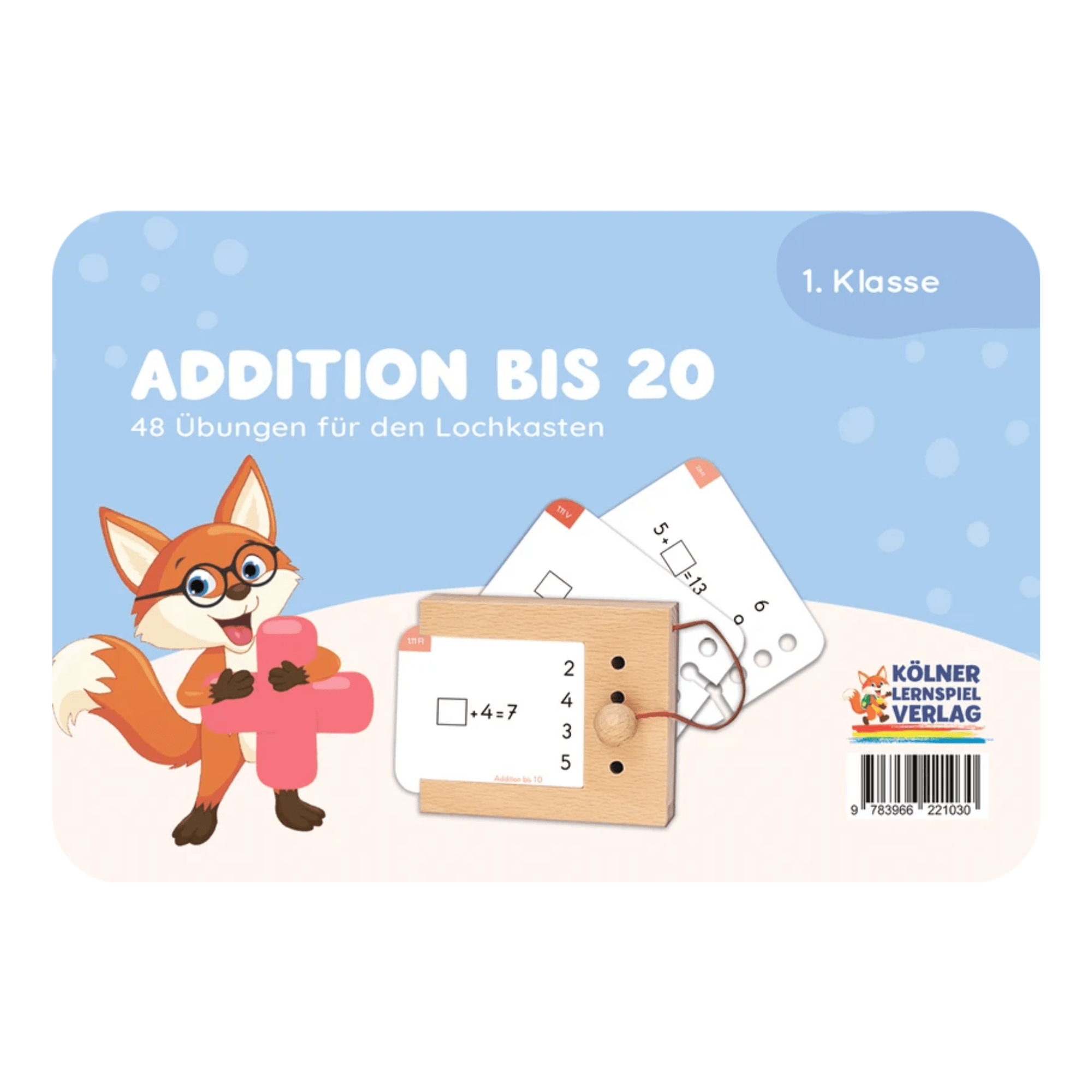 Addition bis 20 - Übungen für den Lochkasten Lernspielverlag - malmichbuntbest.com