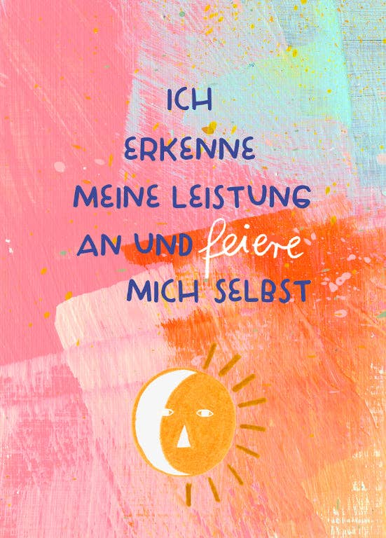 Affirmationskarten Set für Erwachsene - "Karten für ein gutes Leben" Frau Ottilie - malmichbuntbest.com