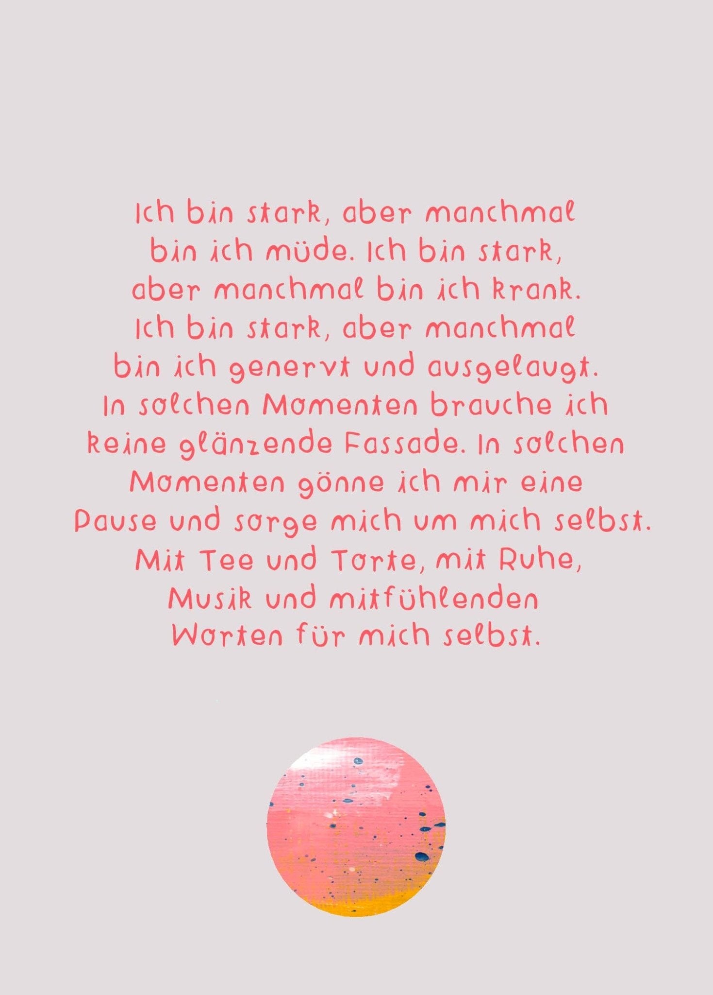 Affirmationskarten Set für Erwachsene - "Karten für ein gutes Leben" Frau Ottilie - malmichbuntbest.com
