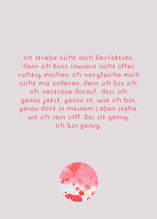 Affirmationskarten Set für Erwachsene - "Karten für ein gutes Leben" Frau Ottilie - malmichbuntbest.com