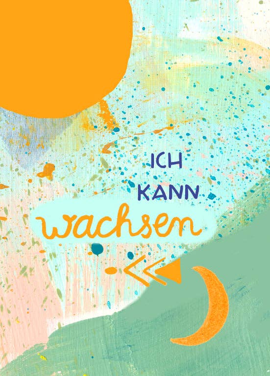 Affirmationskarten Set für Erwachsene - "Karten für ein gutes Leben" Frau Ottilie - malmichbuntbest.com