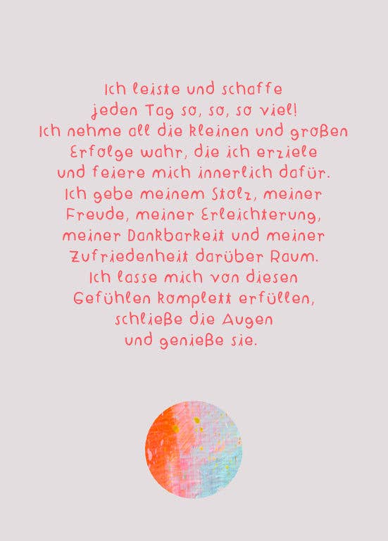 Affirmationskarten Set für Erwachsene - "Karten für ein gutes Leben" Frau Ottilie - malmichbuntbest.com
