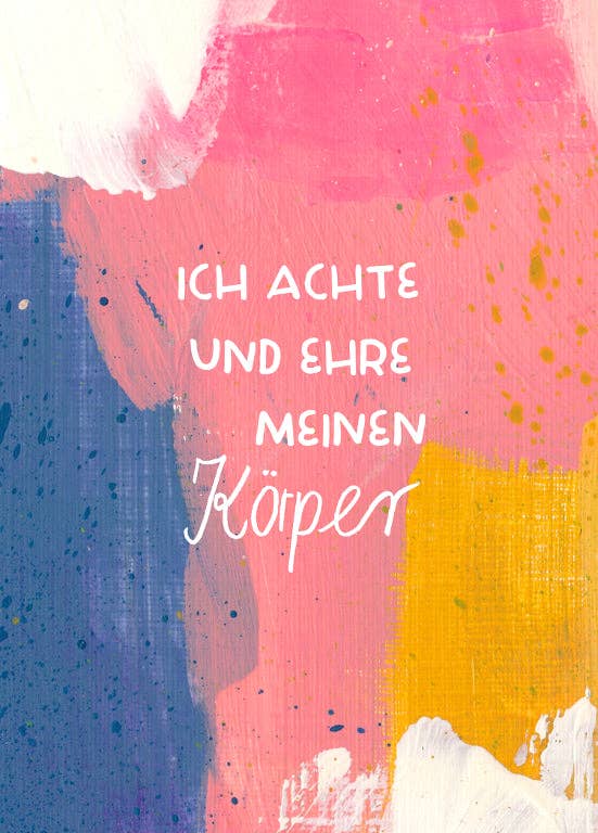 Affirmationskarten Set für Erwachsene - "Karten für ein gutes Leben" Frau Ottilie - malmichbuntbest.com