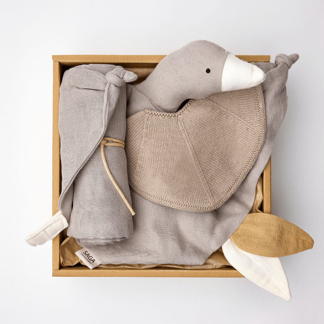 Baby - Geschenkbox - "Tiny Paws" - Nachhaltig & Bio Saga Copenhagen - malmichbuntbest.com