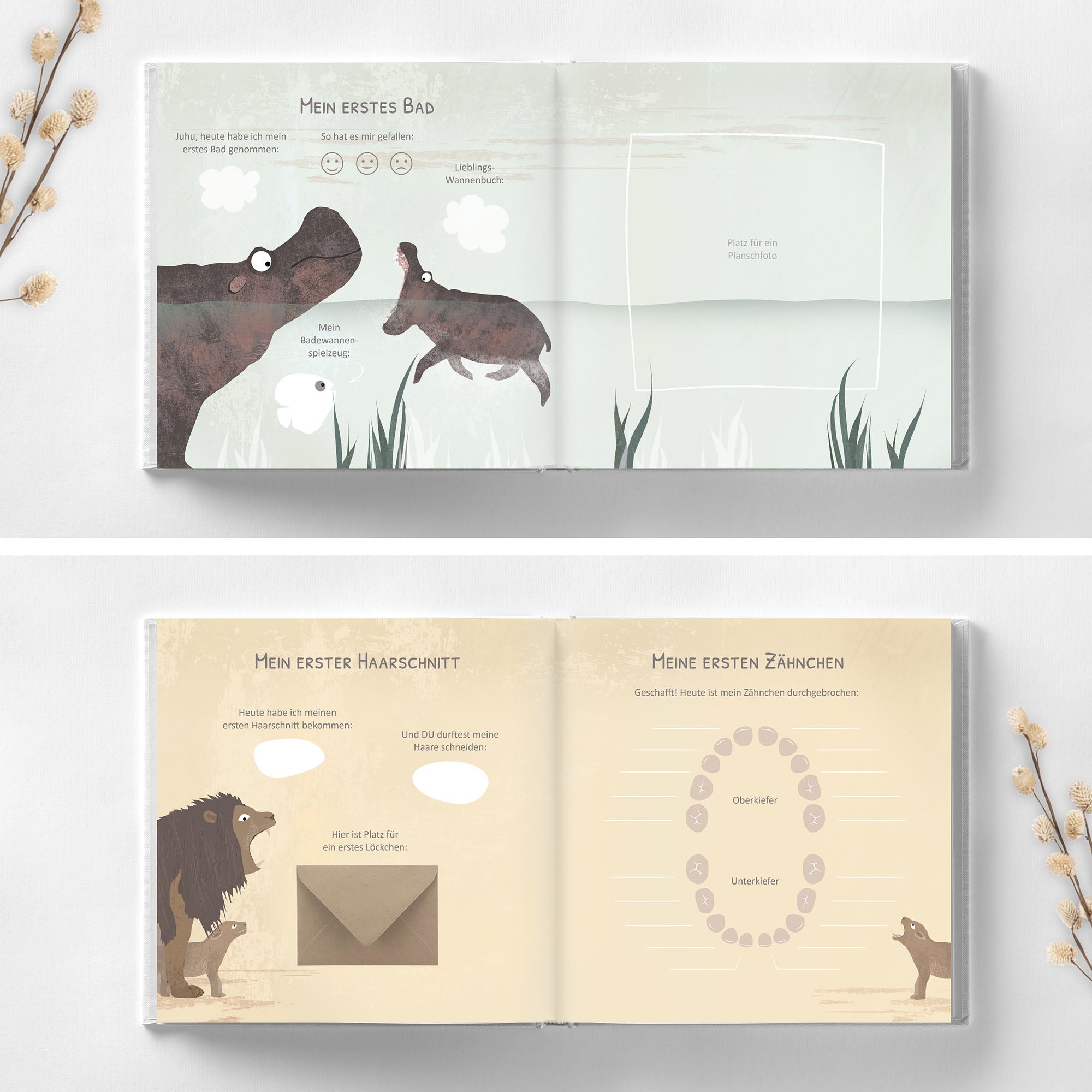 Babyalbum "Mein erstes Jahr" Fräulein Elvira - malmichbuntbest.com
