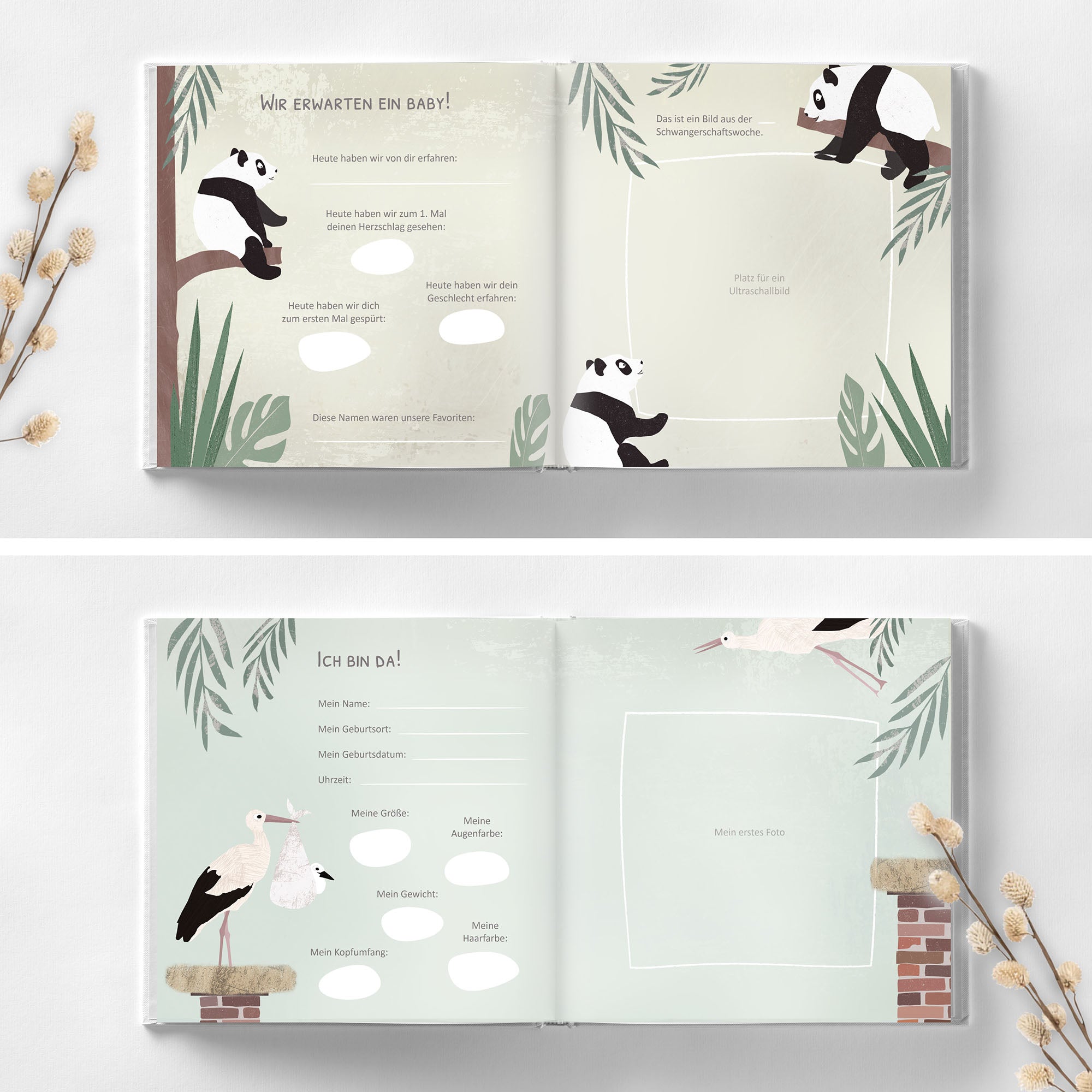 Babyalbum "Mein erstes Jahr" Fräulein Elvira - malmichbuntbest.com