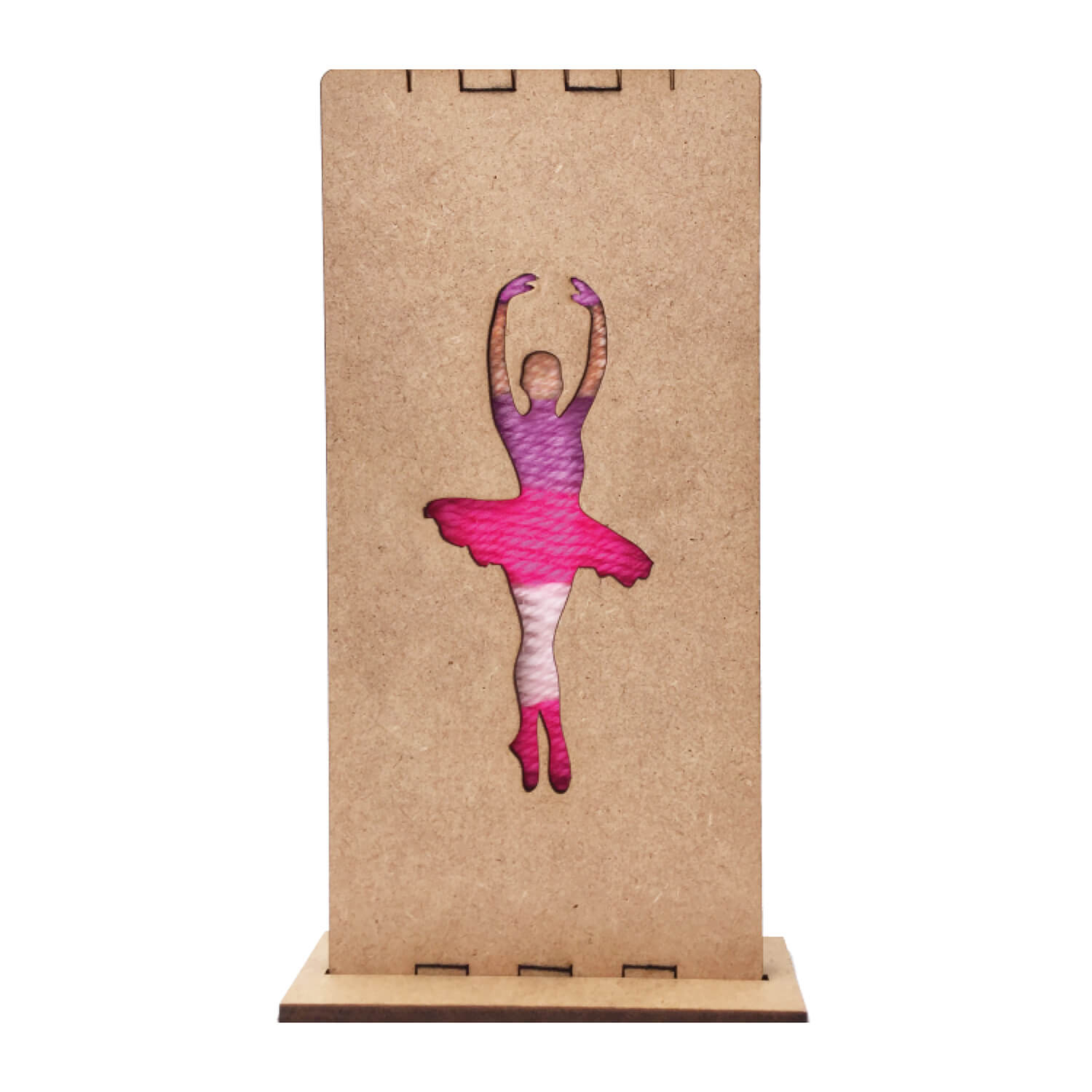 Bastelset Ballerina - Weben für Kinder Mikiprojekt - malmichbuntbest.com