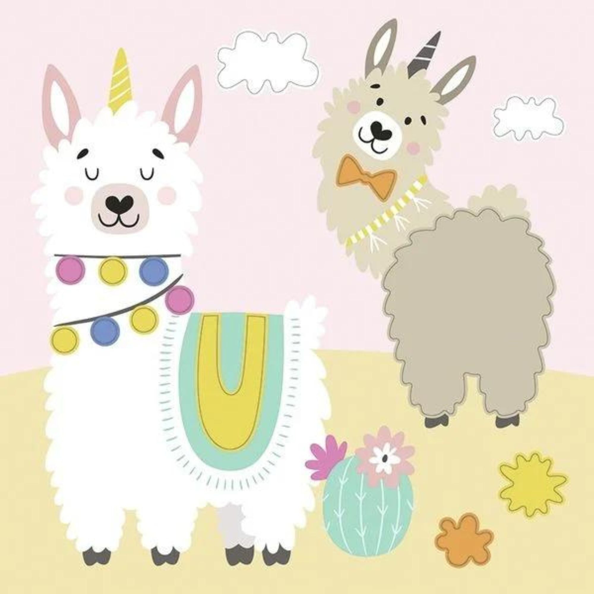 Bastelset Filzbilder "Happy friends" Ursus - malmichbuntbest.com